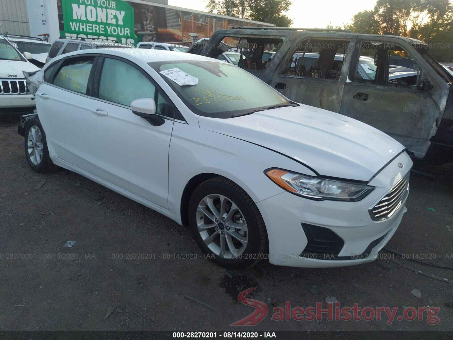 3FA6P0HD4LR109214 2020 FORD FUSION