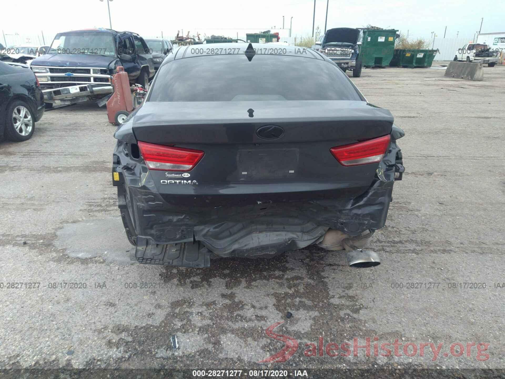 5XXGU4L36JG220386 2018 KIA OPTIMA