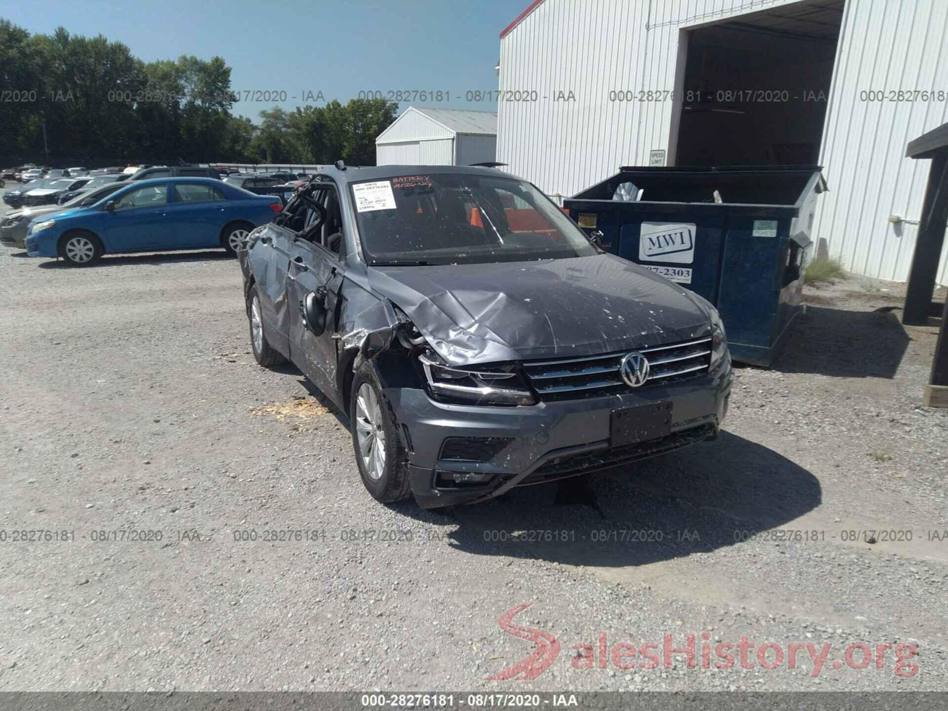 3VV0B7AX3JM017115 2018 VOLKSWAGEN TIGUAN