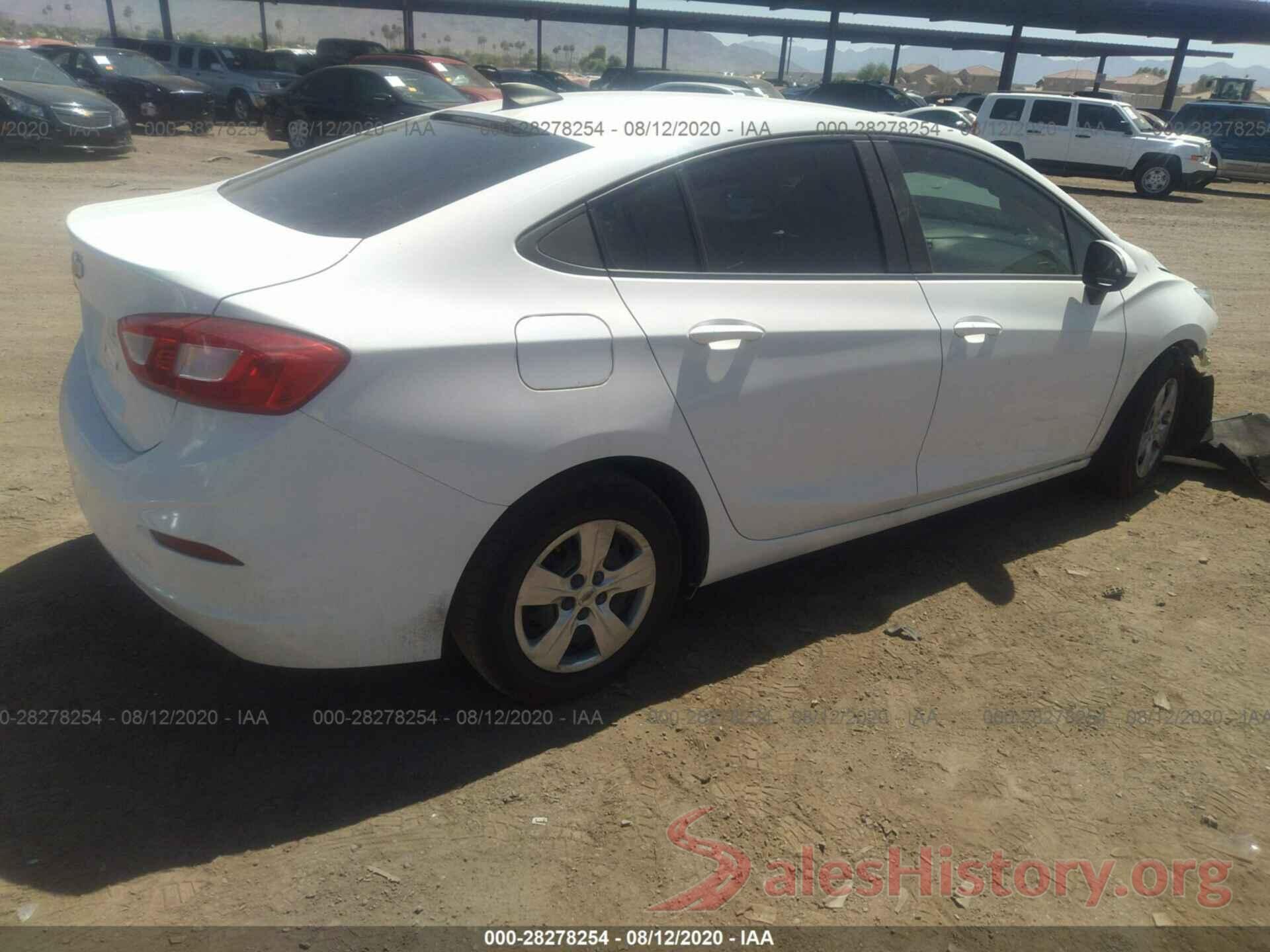 1G1BC5SM8G7231770 2016 CHEVROLET CRUZE