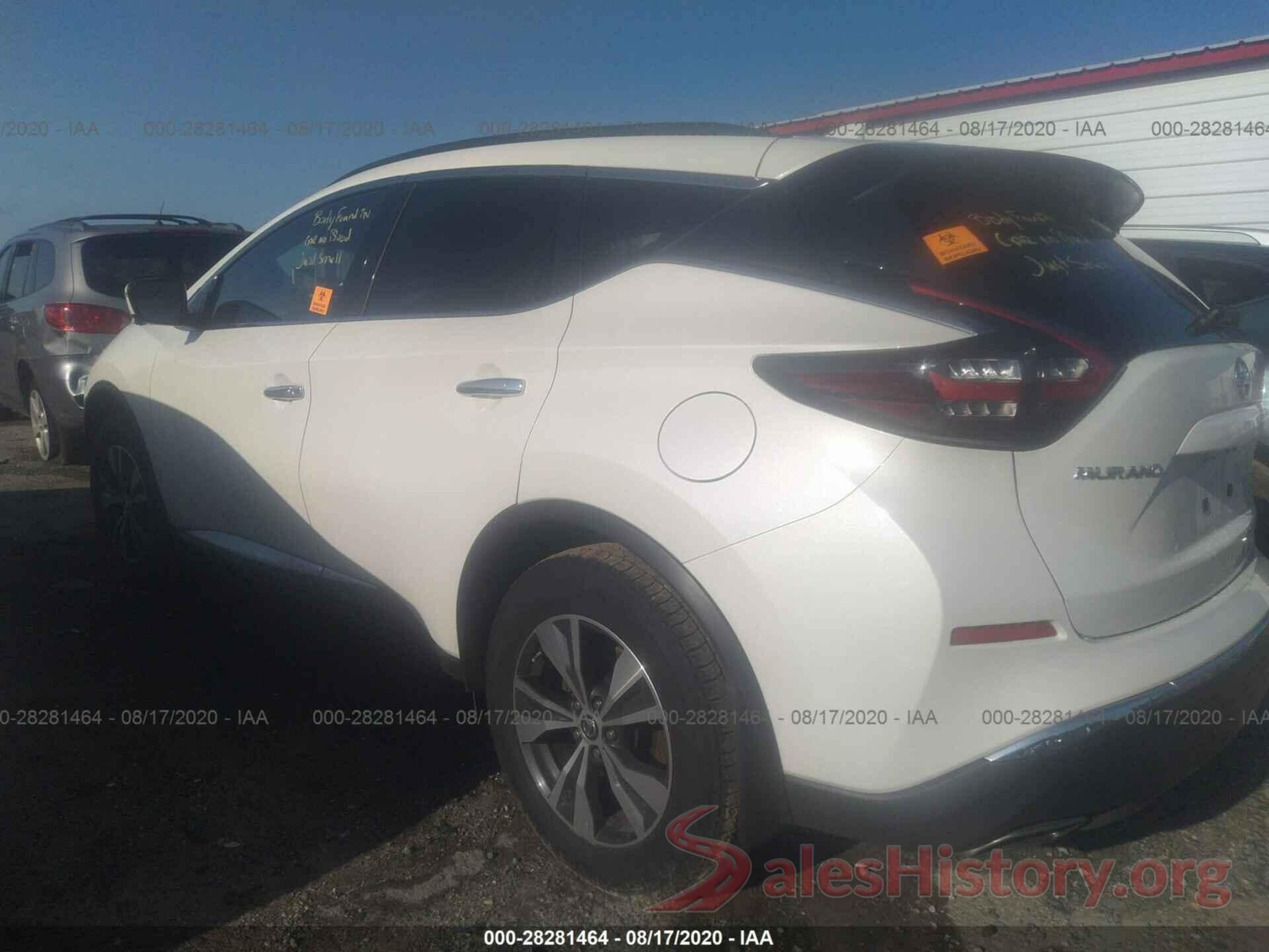 5N1AZ2MJ4KN119258 2019 NISSAN MURANO