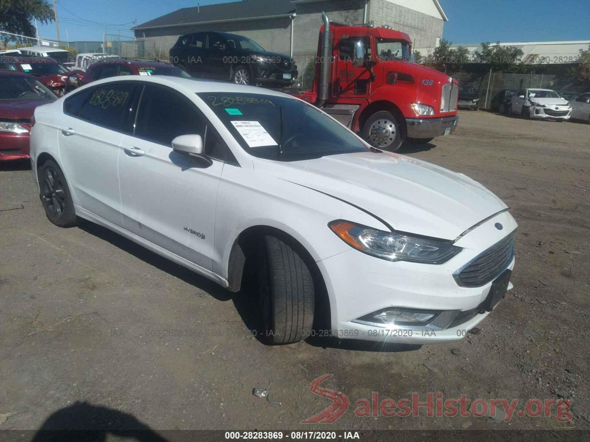 3FA6P0LUXJR132159 2018 FORD FUSION HYBRID