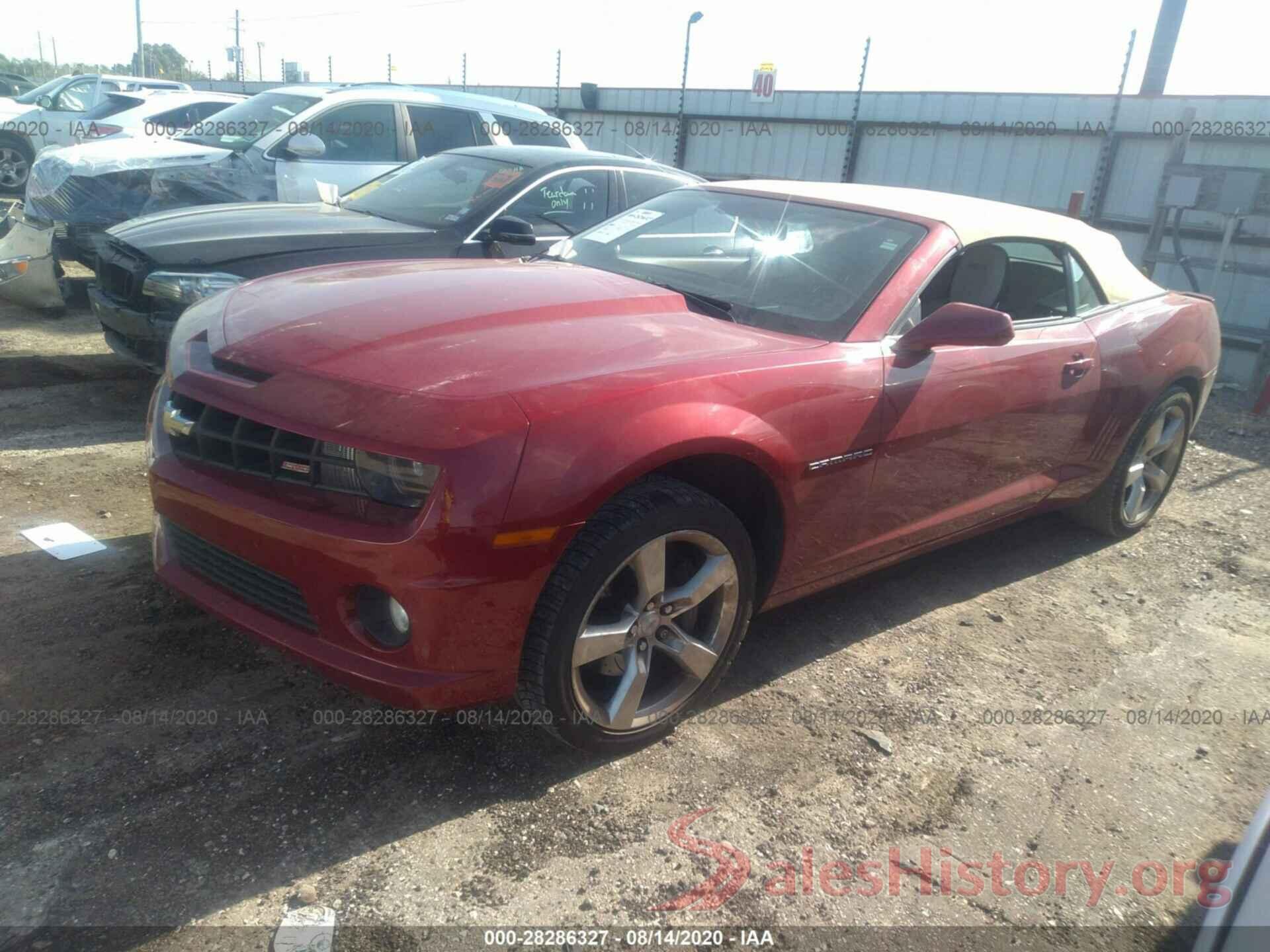 2G1FK3DJ4C9200553 2012 CHEVROLET CAMARO