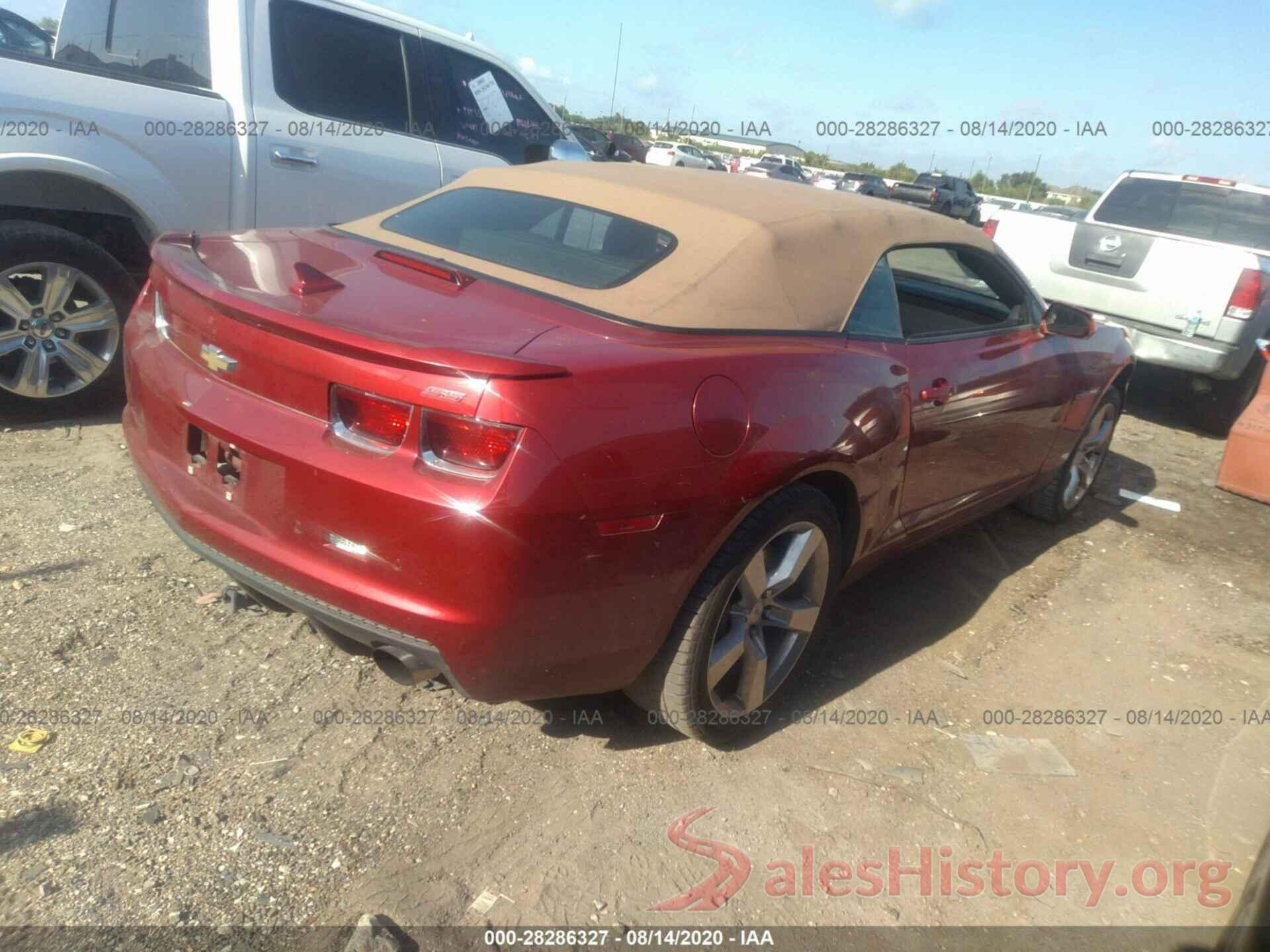 2G1FK3DJ4C9200553 2012 CHEVROLET CAMARO