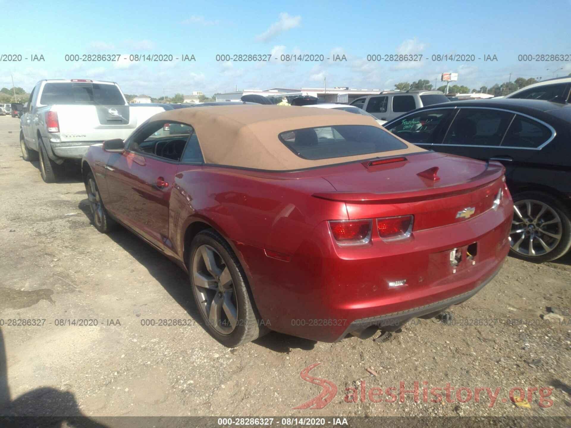 2G1FK3DJ4C9200553 2012 CHEVROLET CAMARO