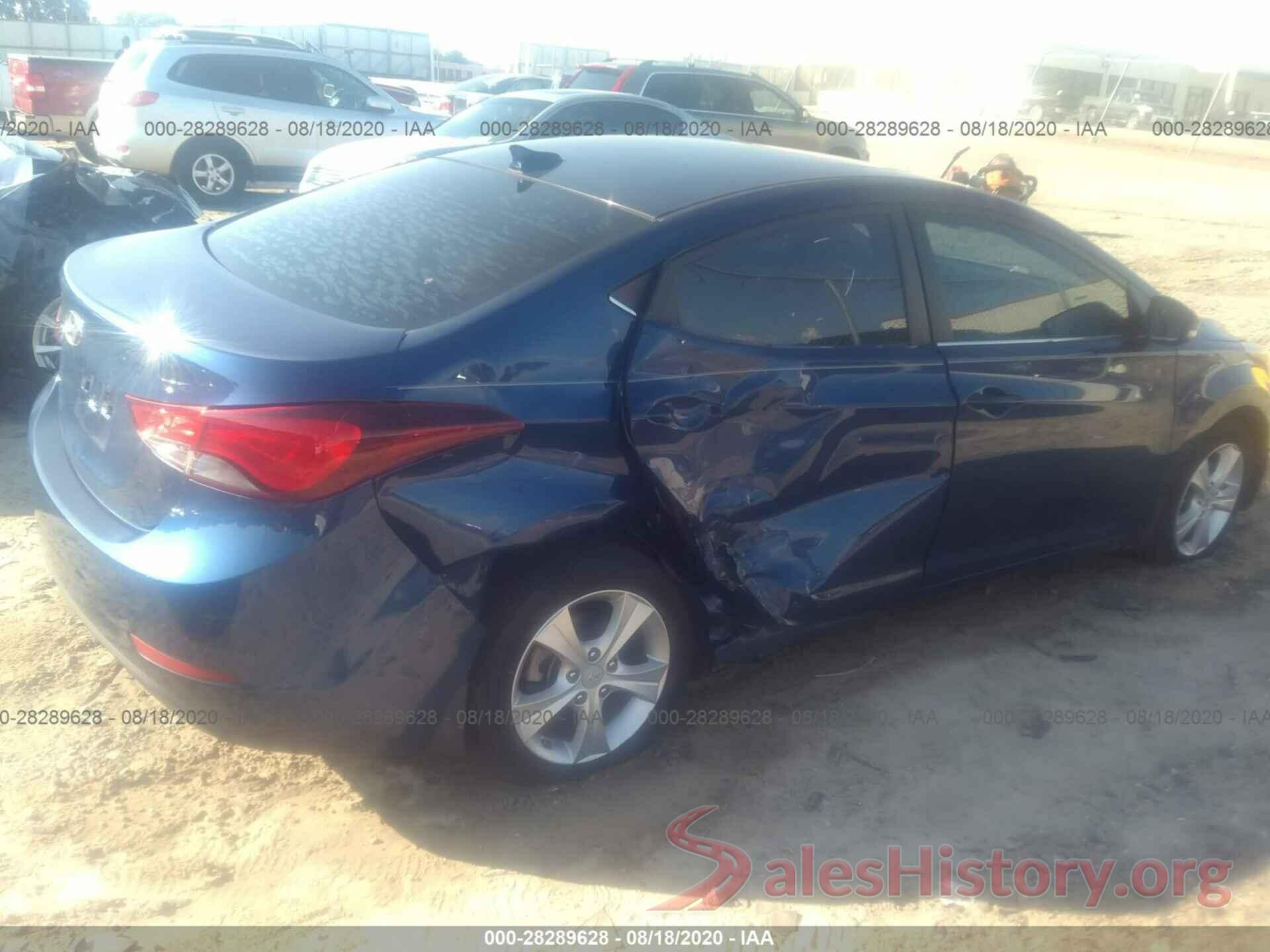 5NPDH4AE4GH732270 2016 HYUNDAI ELANTRA