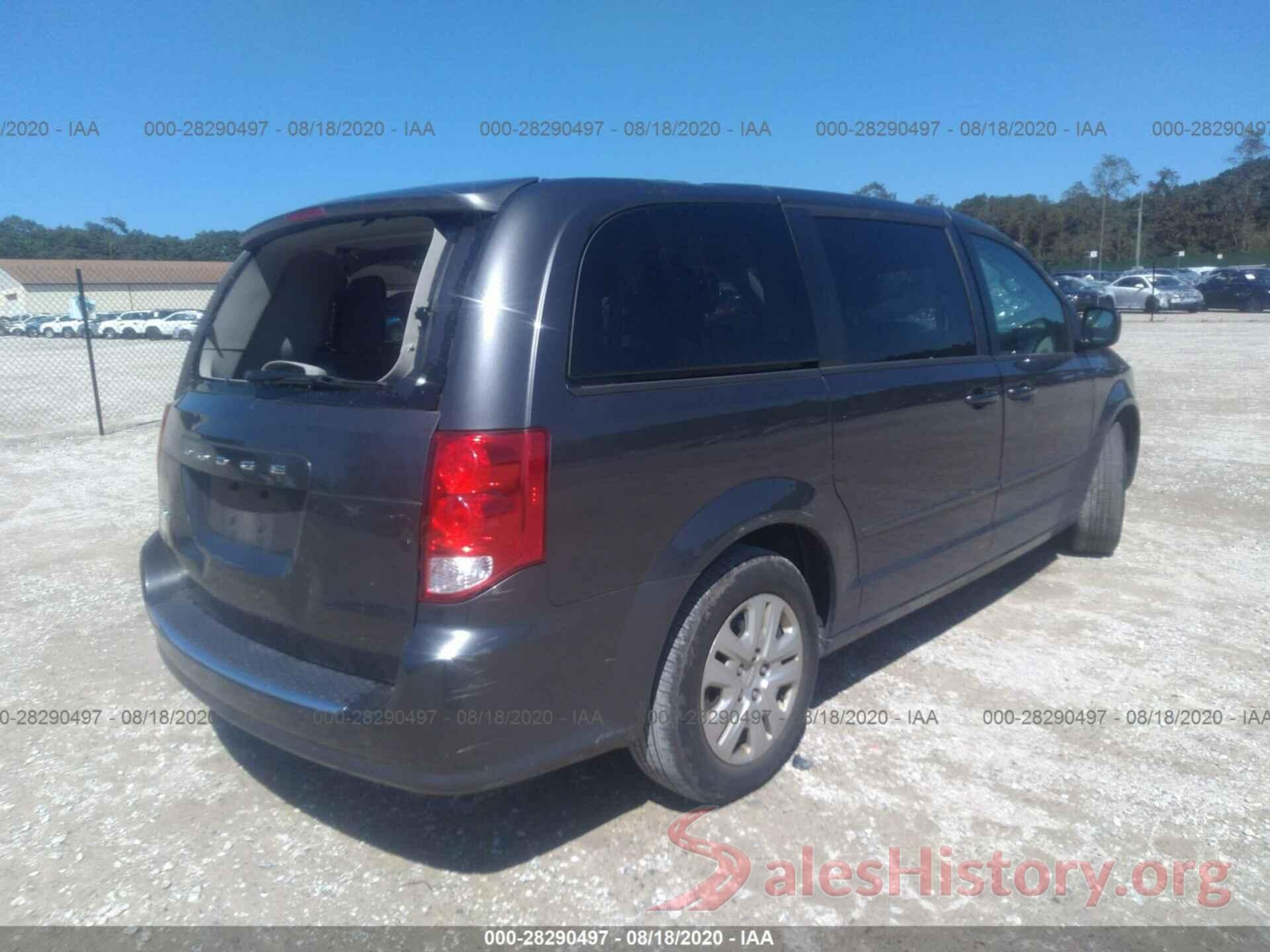 2C4RDGBGXHR849777 2017 DODGE GRAND CARAVAN