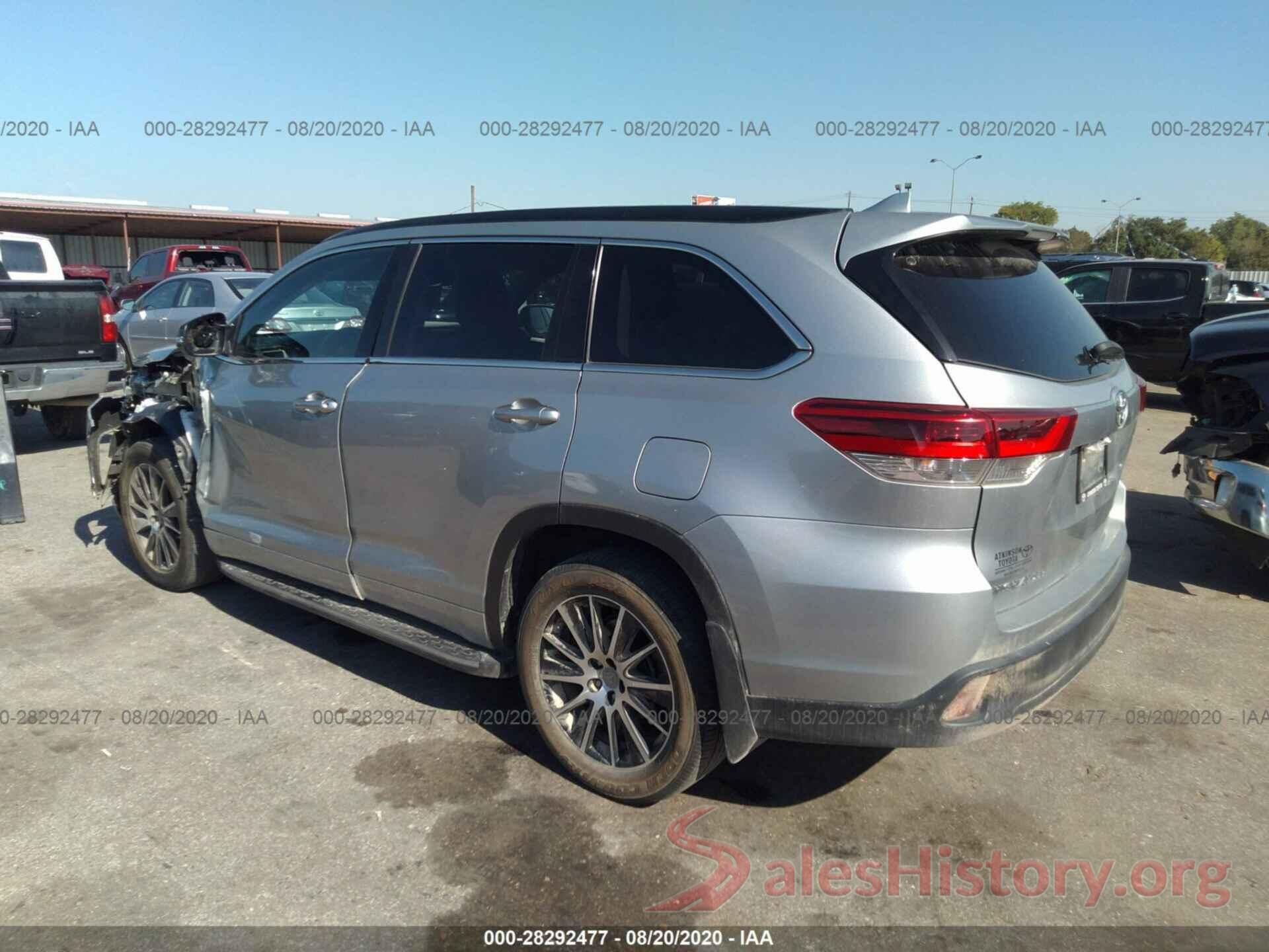 5TDKZRFH6HS516968 2017 TOYOTA HIGHLANDER