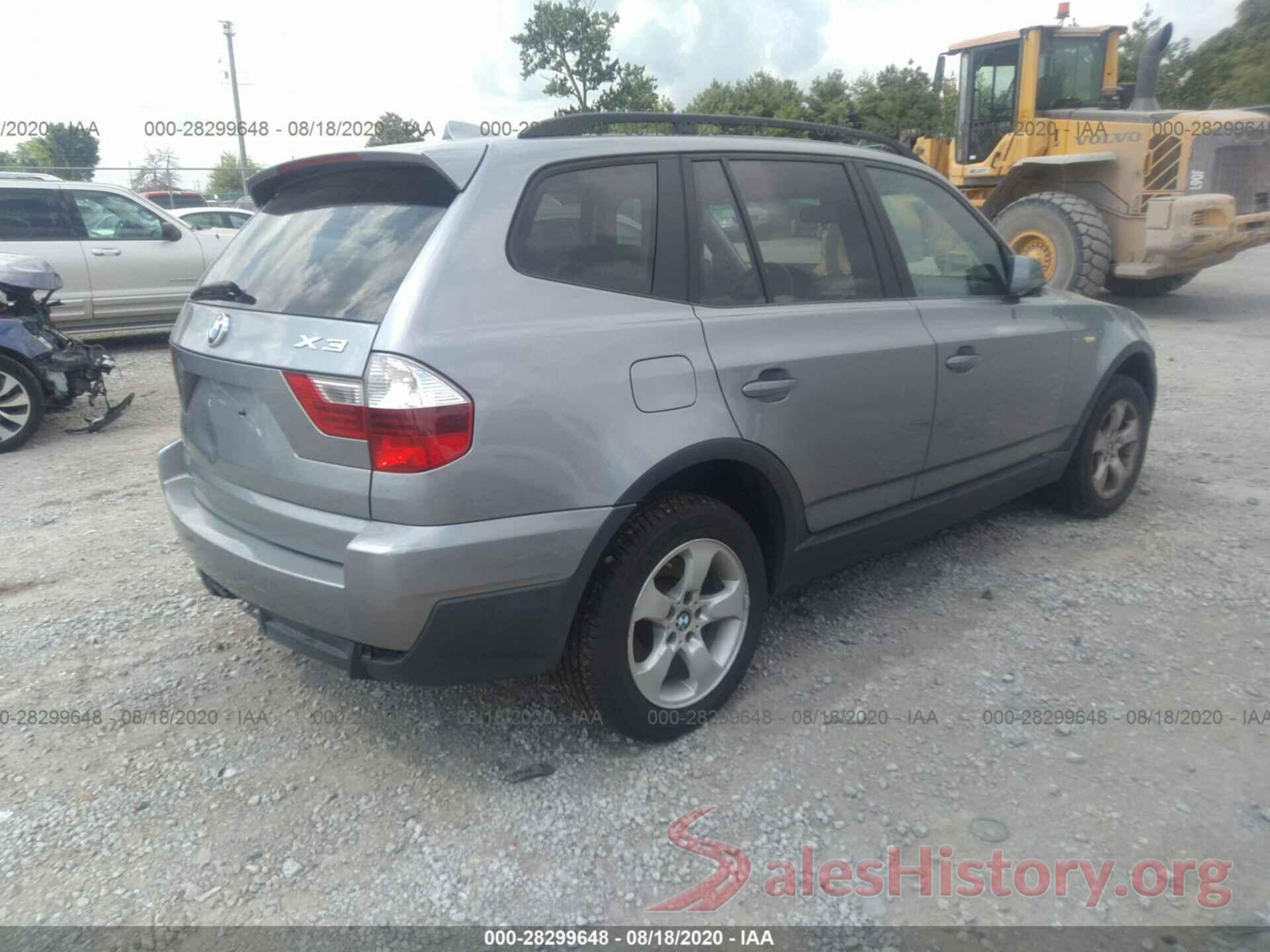 WBXPC93407WF06000 2007 BMW X3