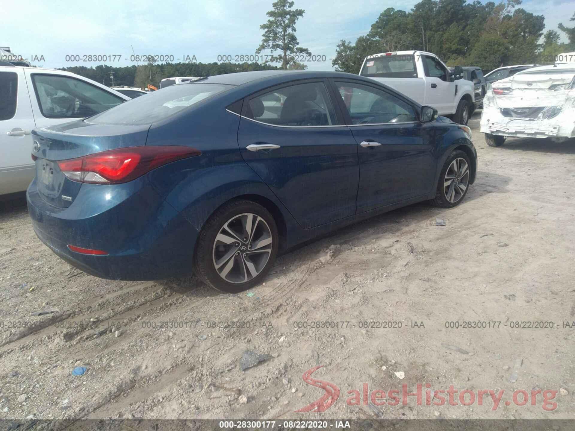 KMHDH4AE8GU597490 2016 HYUNDAI ELANTRA