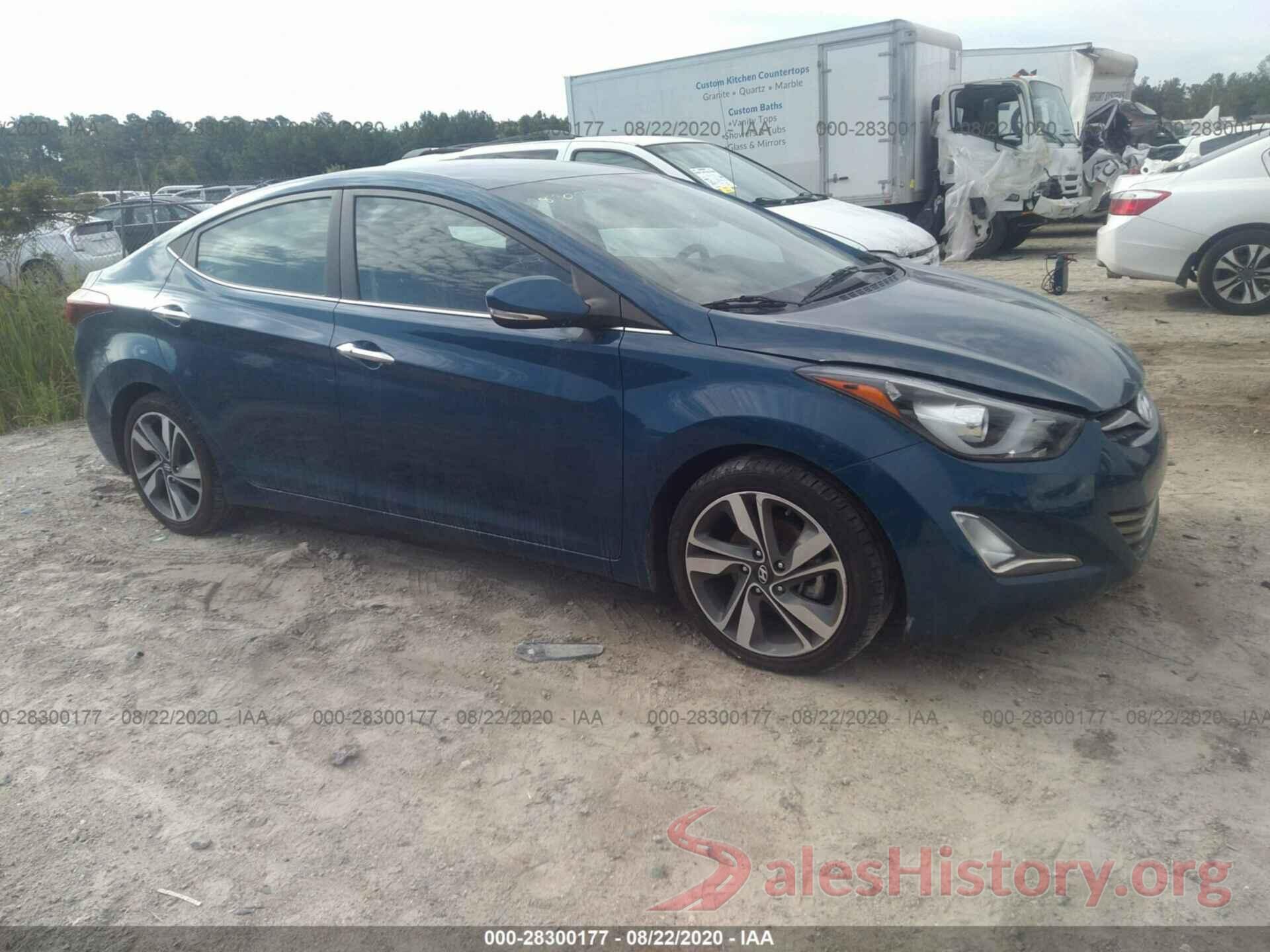 KMHDH4AE8GU597490 2016 HYUNDAI ELANTRA