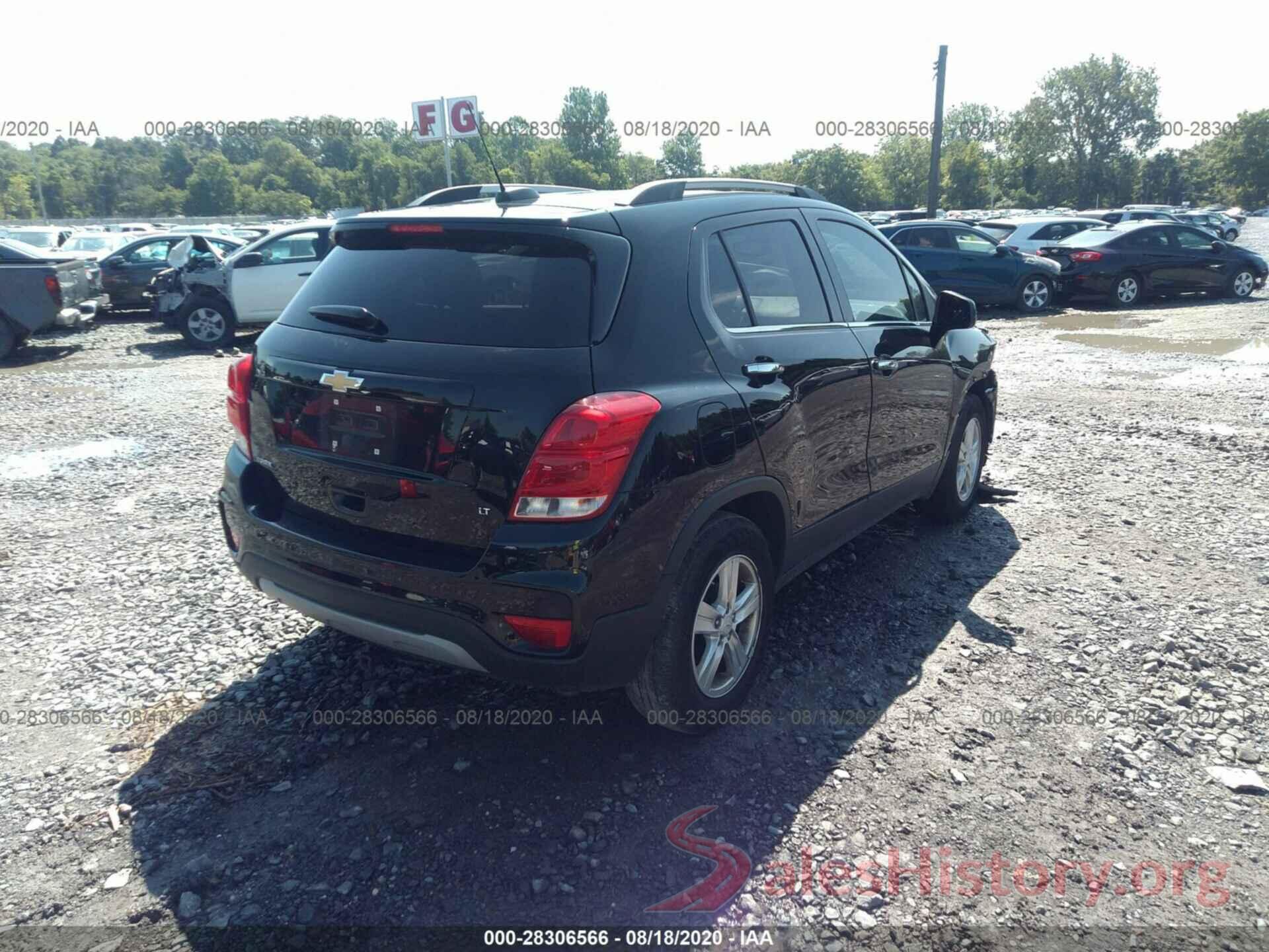 KL7CJLSBXKB852323 2019 CHEVROLET TRAX