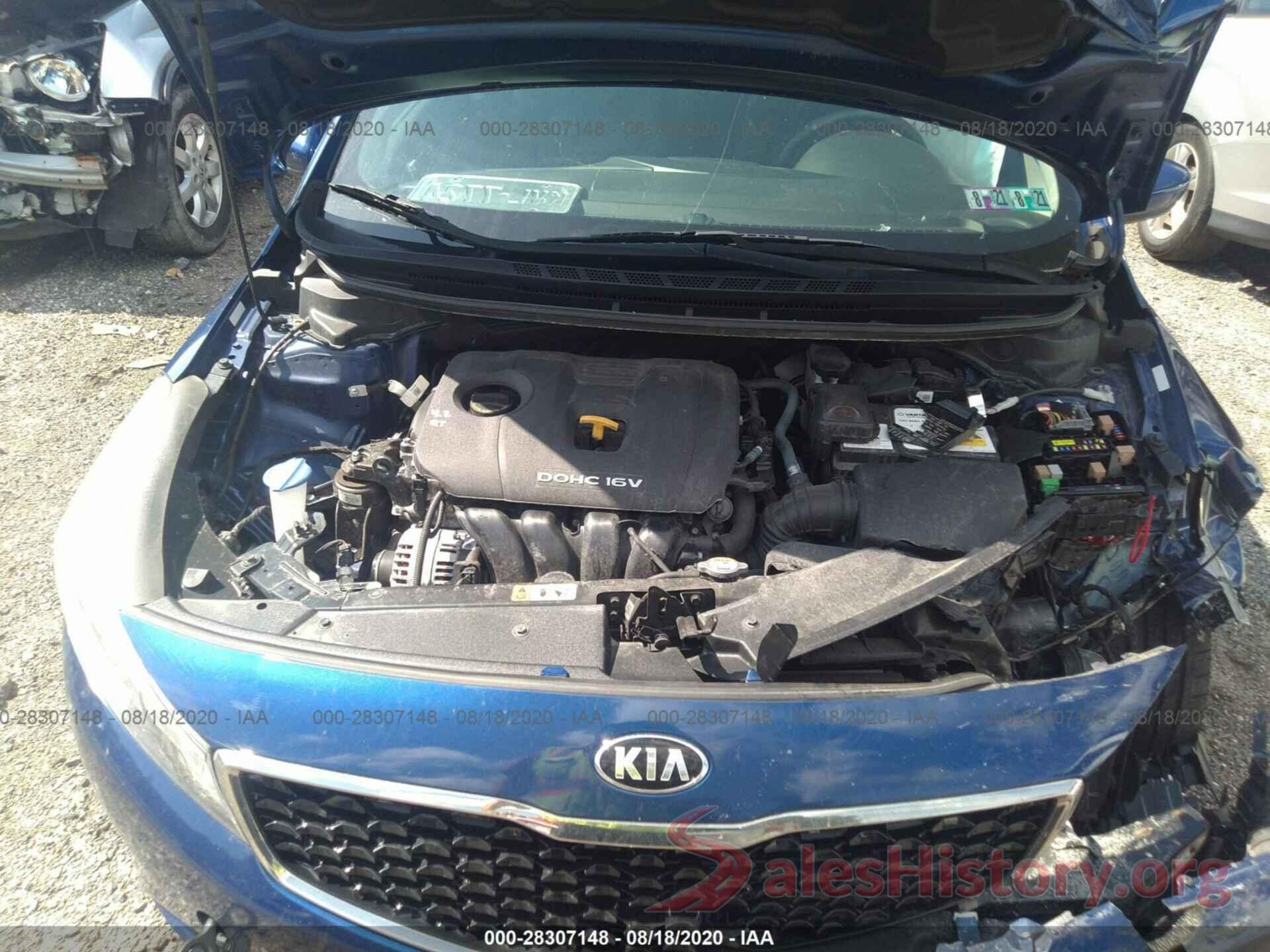 3KPFL4A72JE178439 2018 KIA FORTE