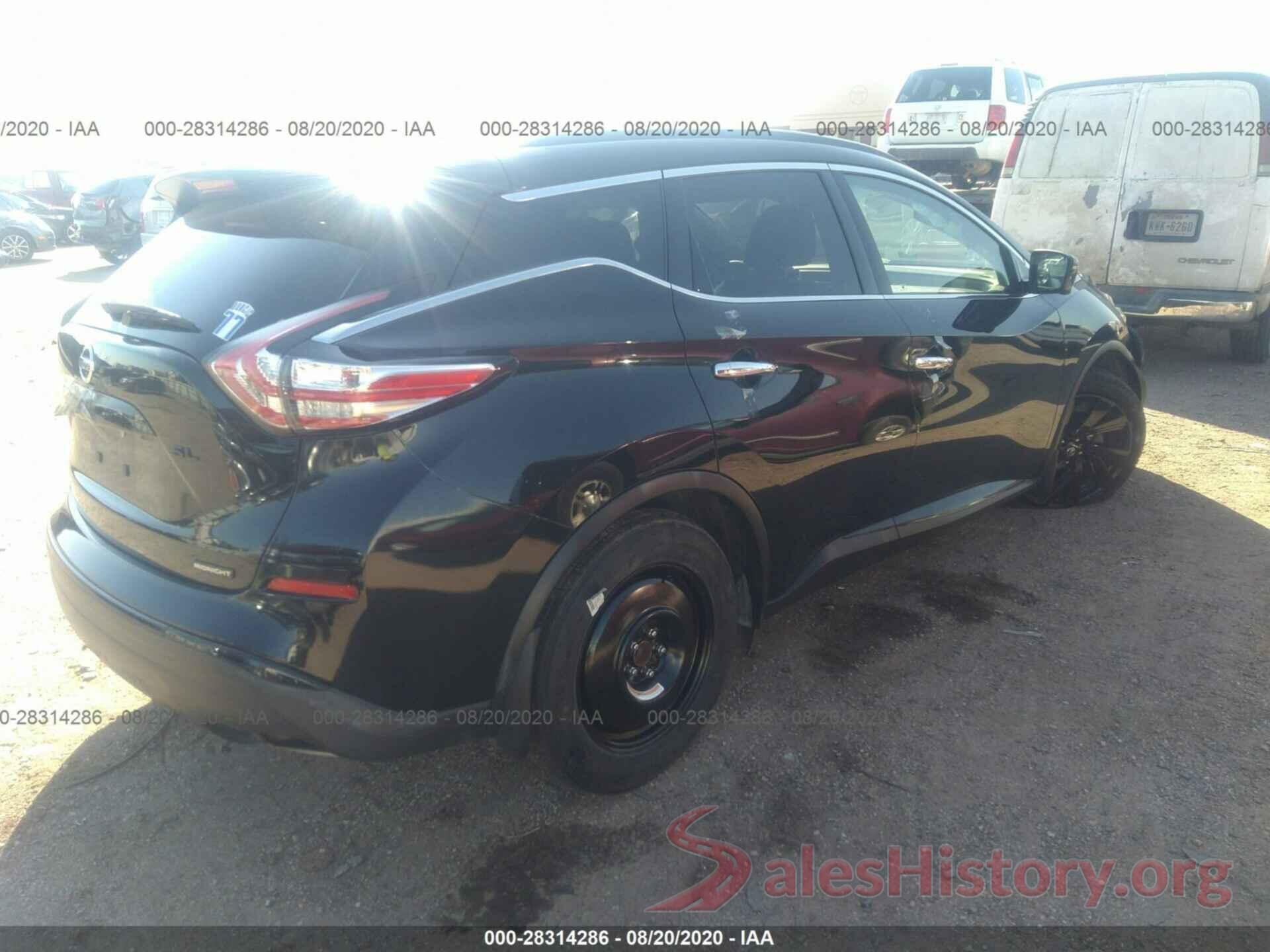 5N1AZ2MG2JN151001 2018 NISSAN MURANO