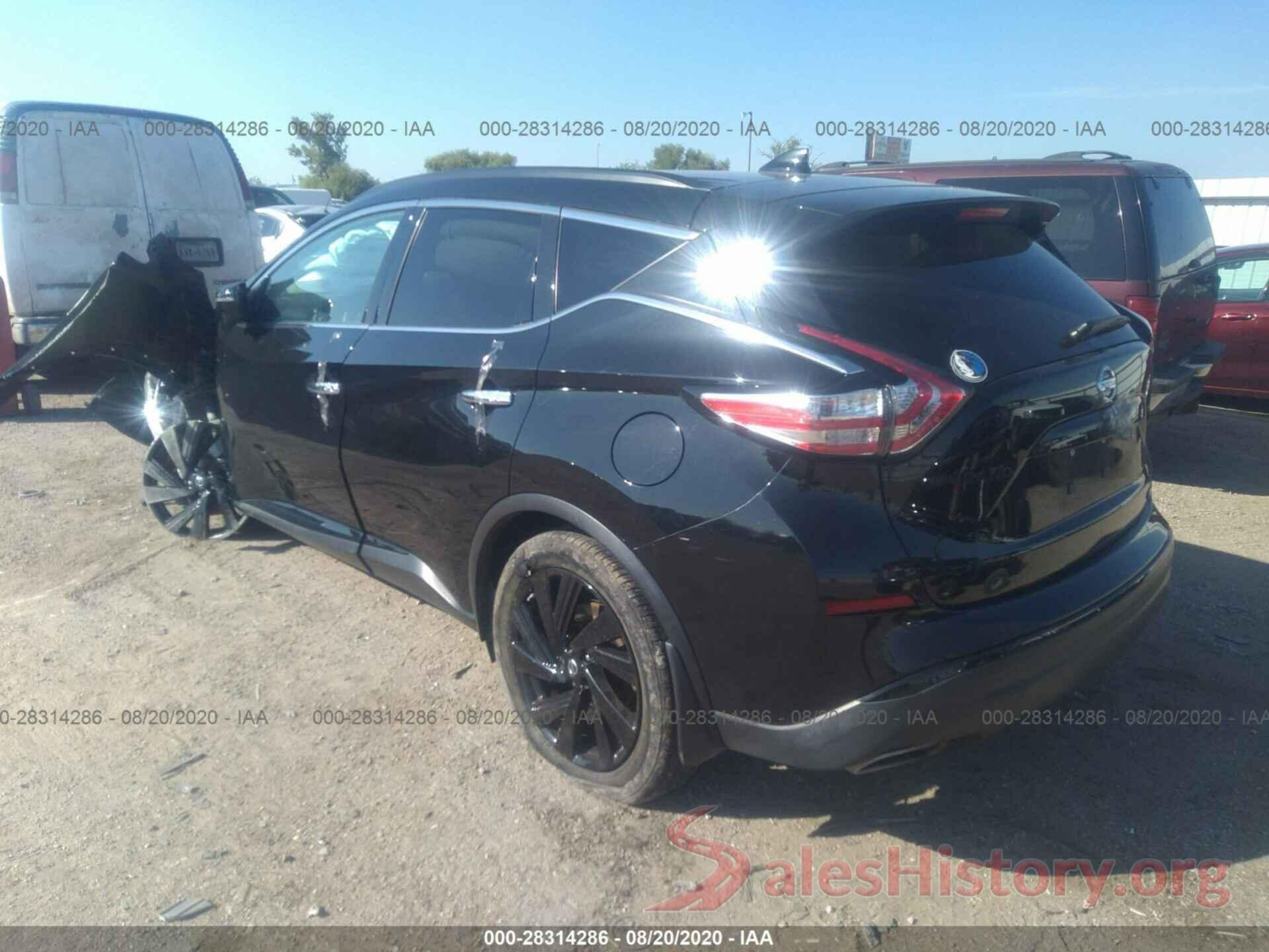 5N1AZ2MG2JN151001 2018 NISSAN MURANO