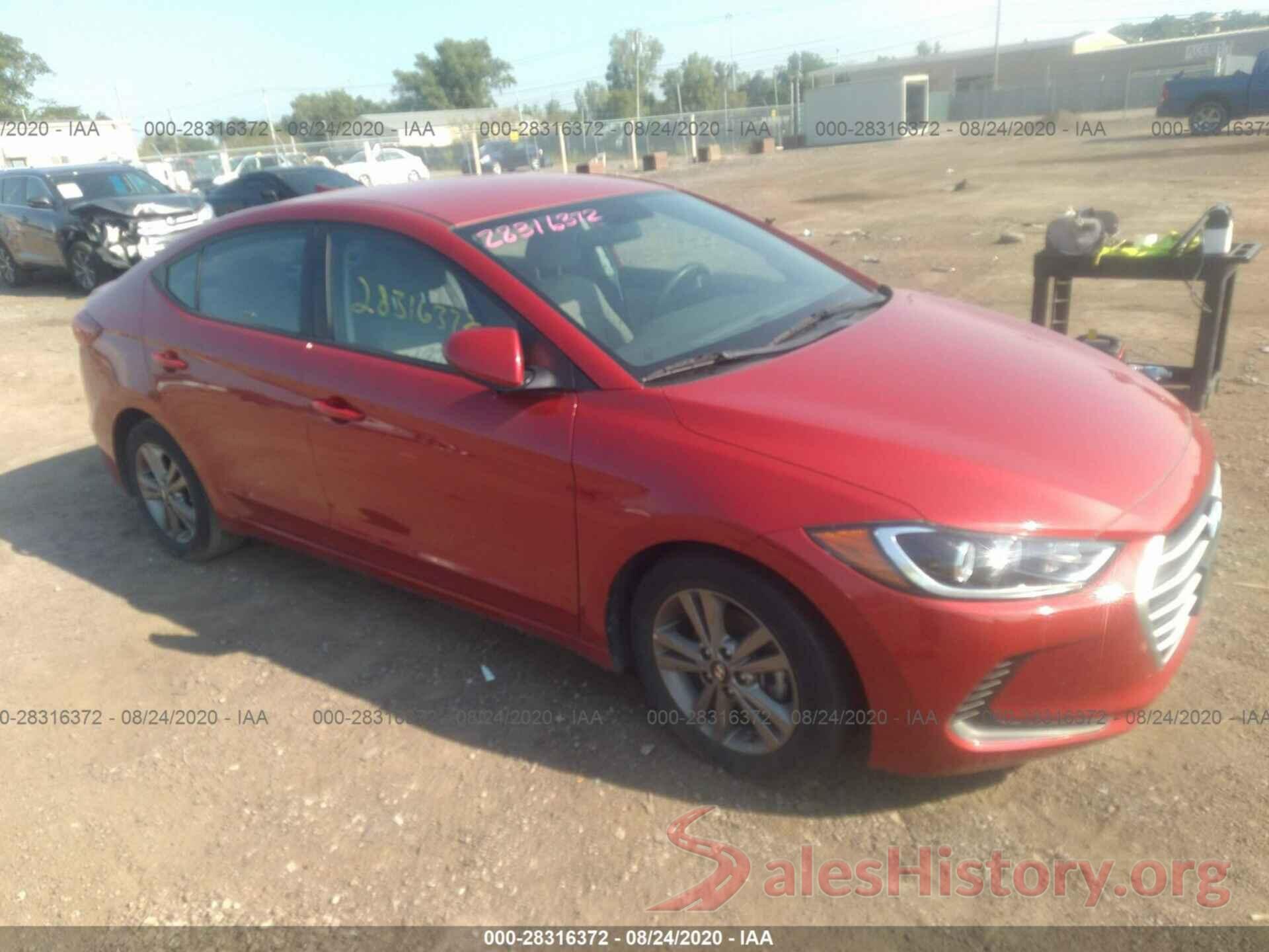 5NPD84LF8JH341586 2018 HYUNDAI ELANTRA