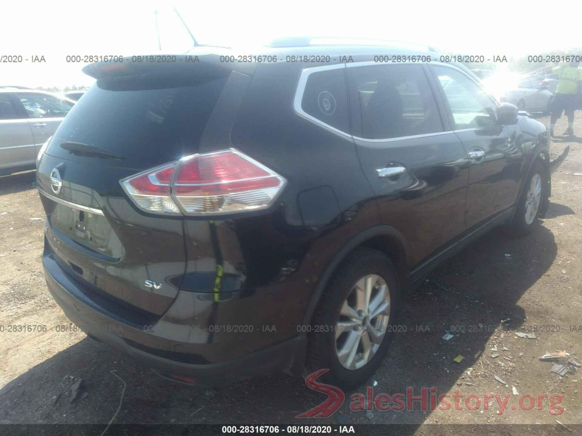 5N1AT2MN2GC864470 2016 NISSAN ROGUE