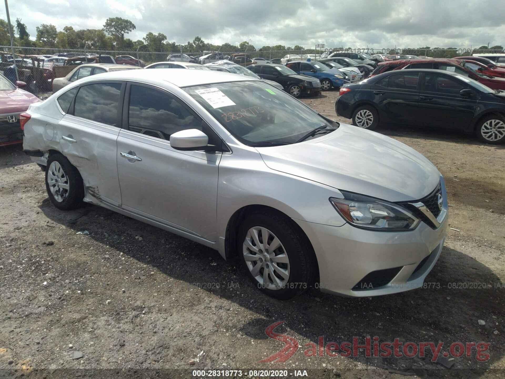 3N1AB7AP1HL660407 2017 NISSAN SENTRA