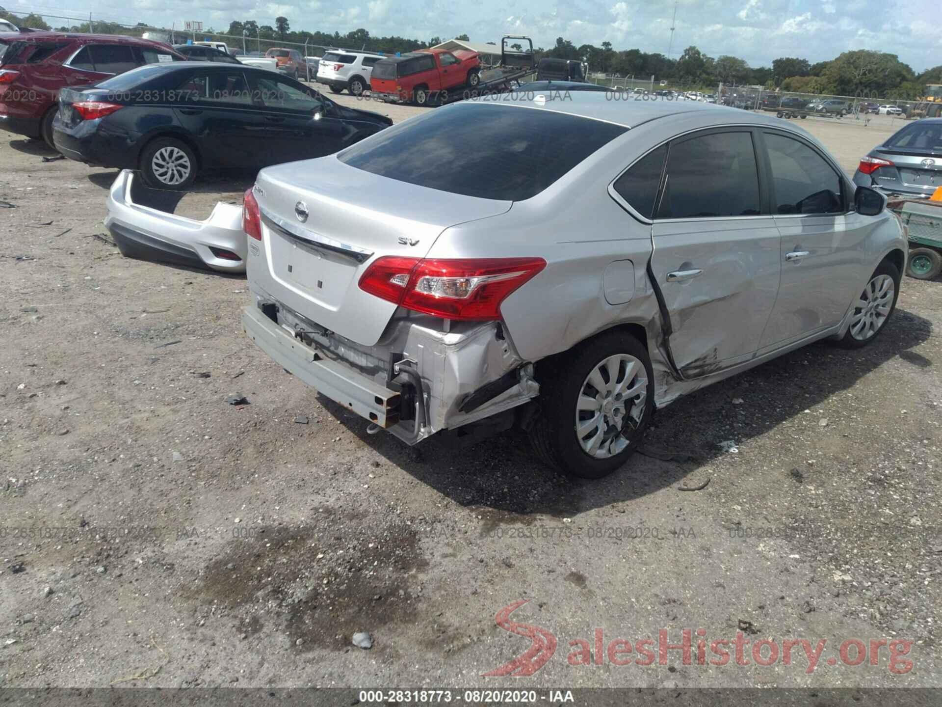 3N1AB7AP1HL660407 2017 NISSAN SENTRA