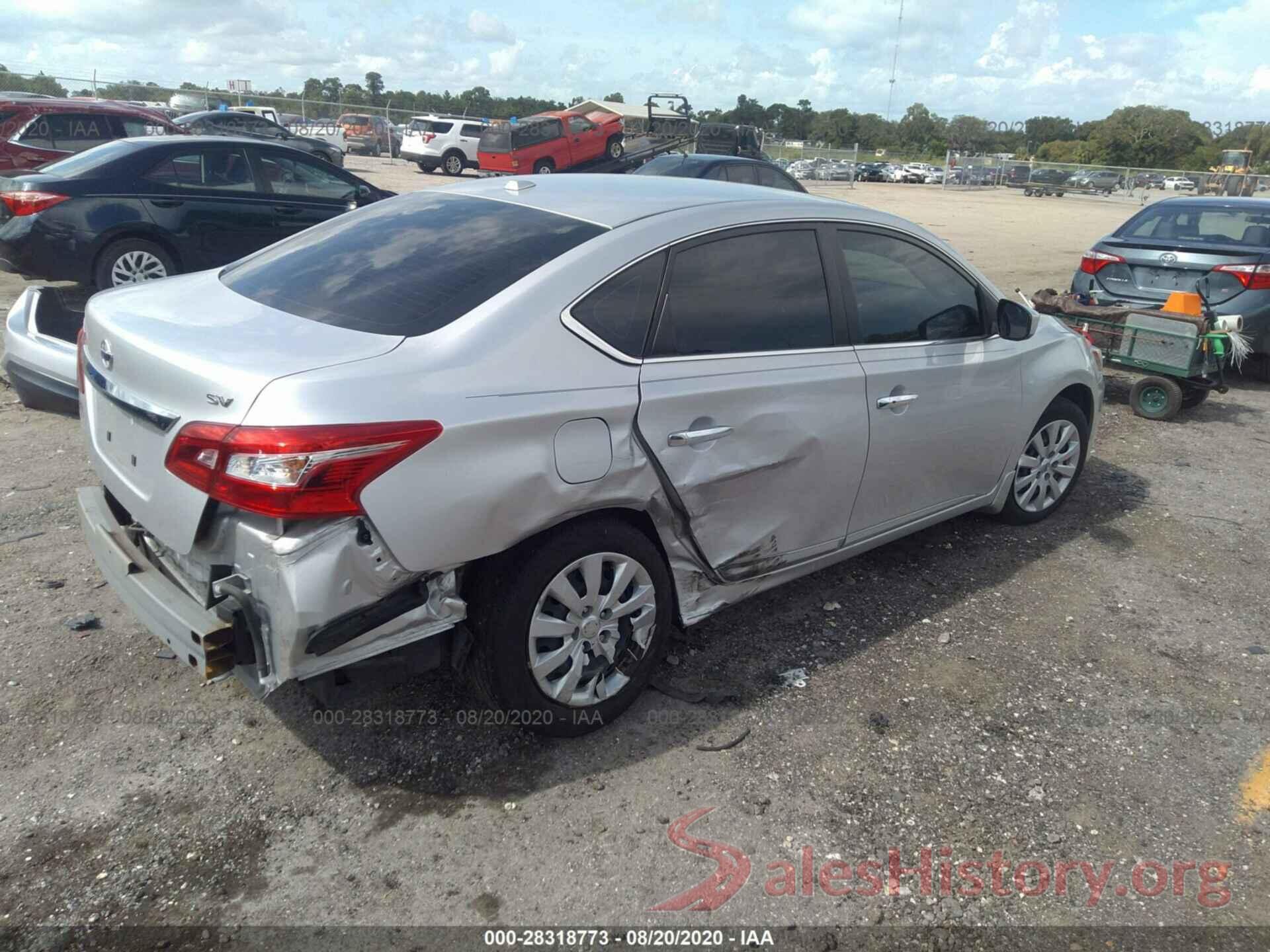 3N1AB7AP1HL660407 2017 NISSAN SENTRA