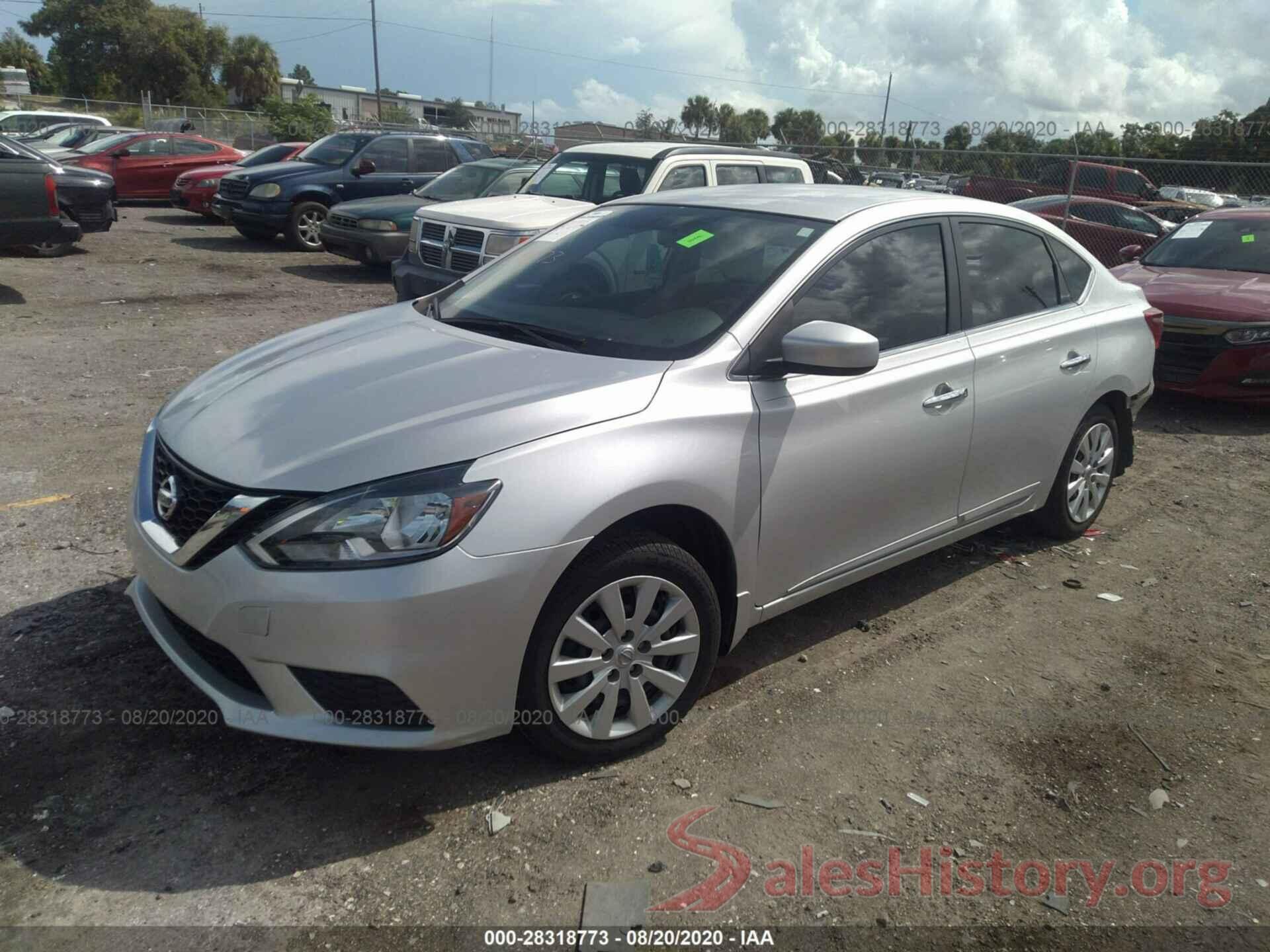 3N1AB7AP1HL660407 2017 NISSAN SENTRA