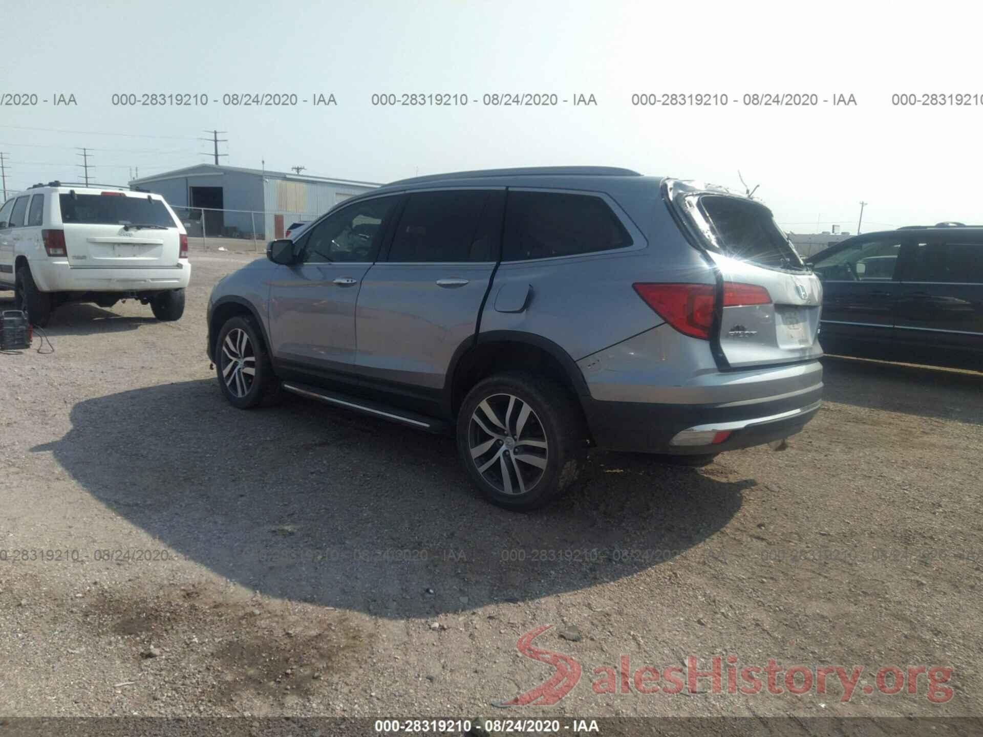 5FNYF6H92GB051115 2016 HONDA PILOT