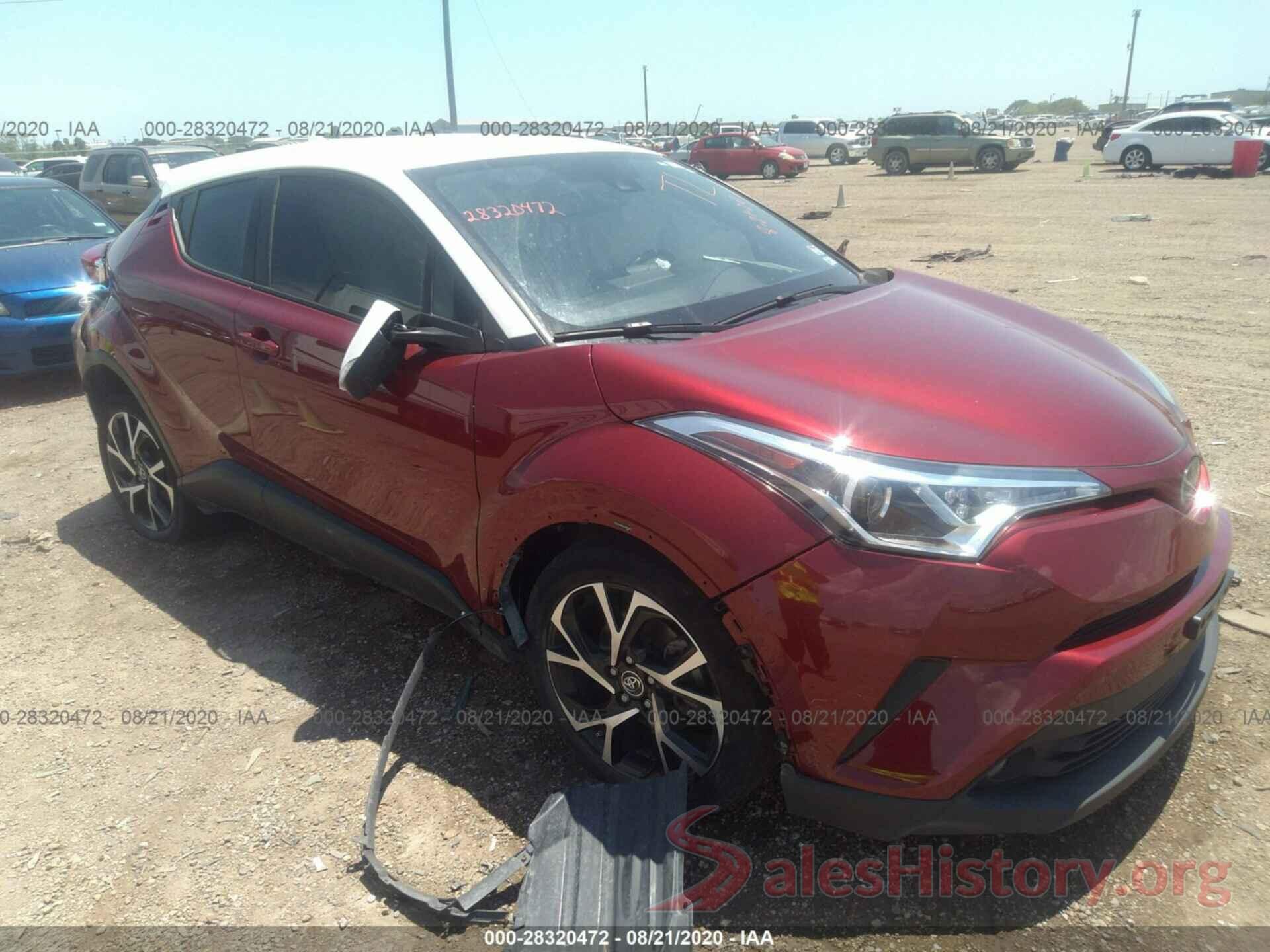 NMTKHMBXXJR052803 2018 TOYOTA C-HR