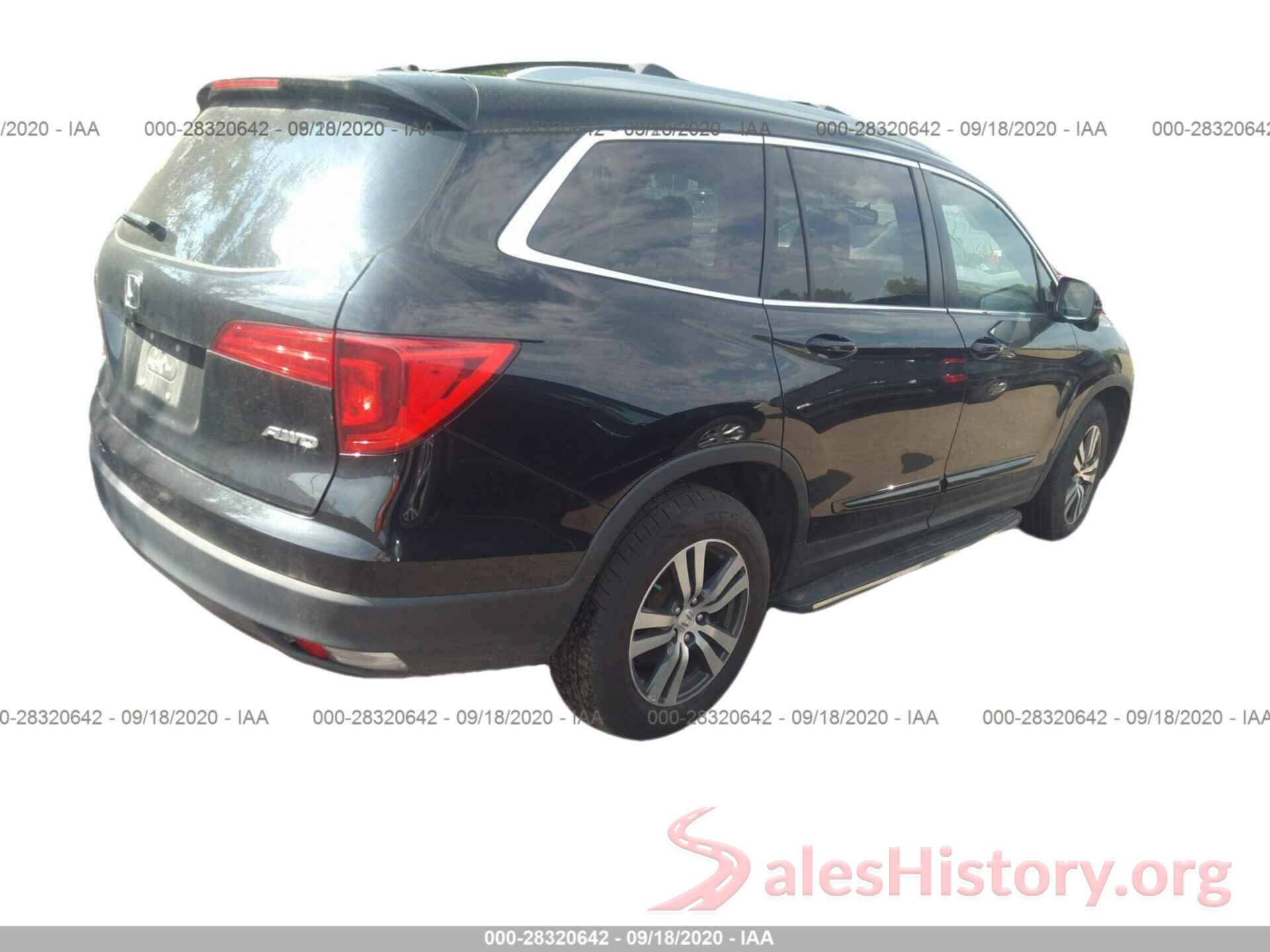 5FNYF6H80GB010859 2016 HONDA PILOT