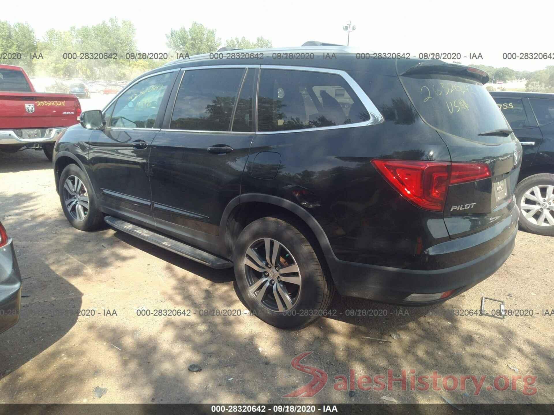 5FNYF6H80GB010859 2016 HONDA PILOT