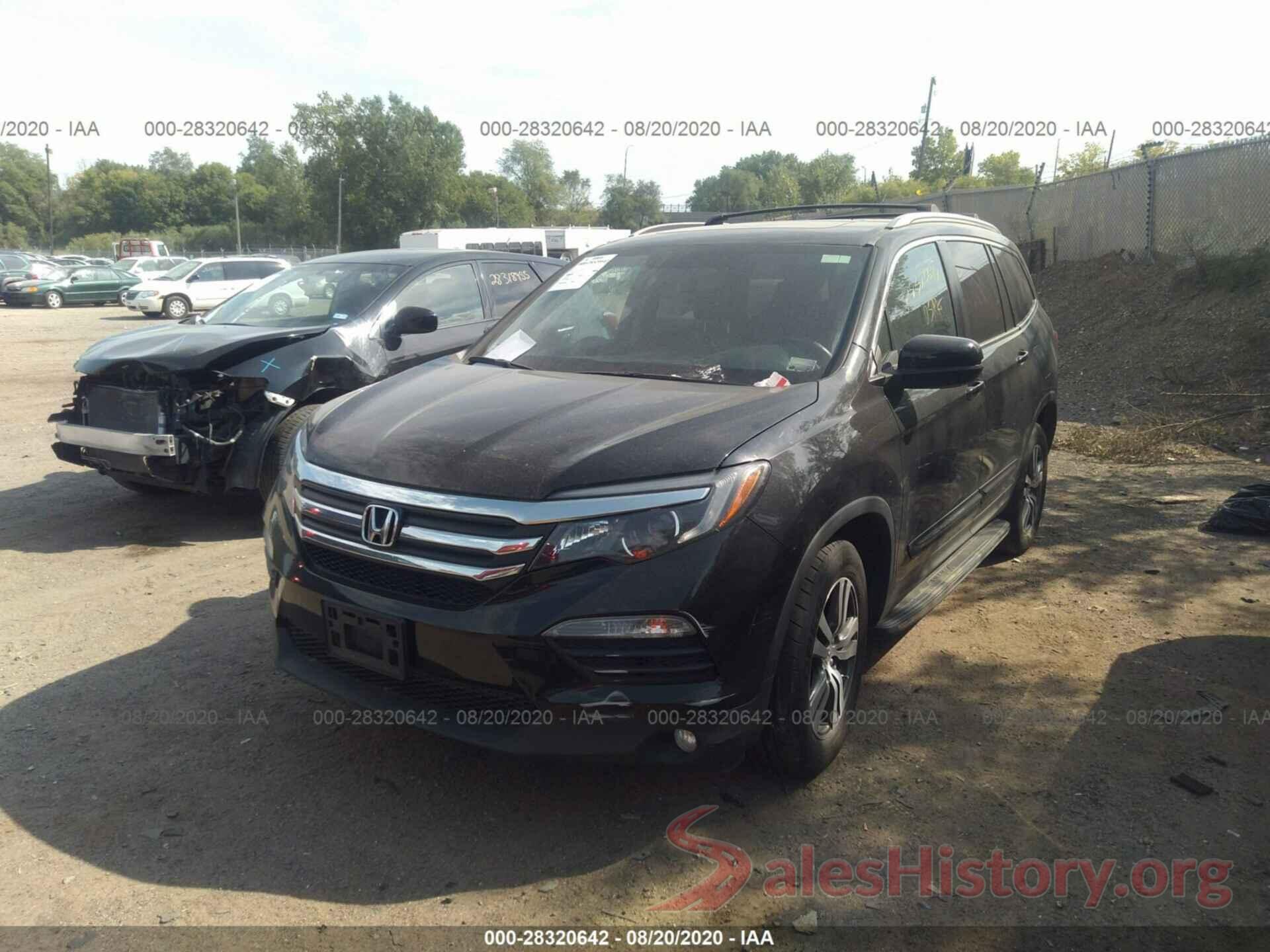 5FNYF6H80GB010859 2016 HONDA PILOT