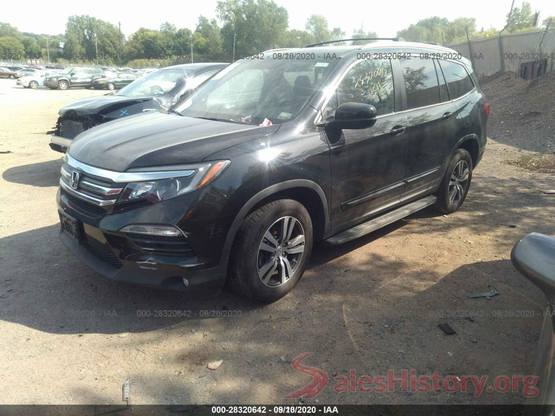 5FNYF6H80GB010859 2016 HONDA PILOT