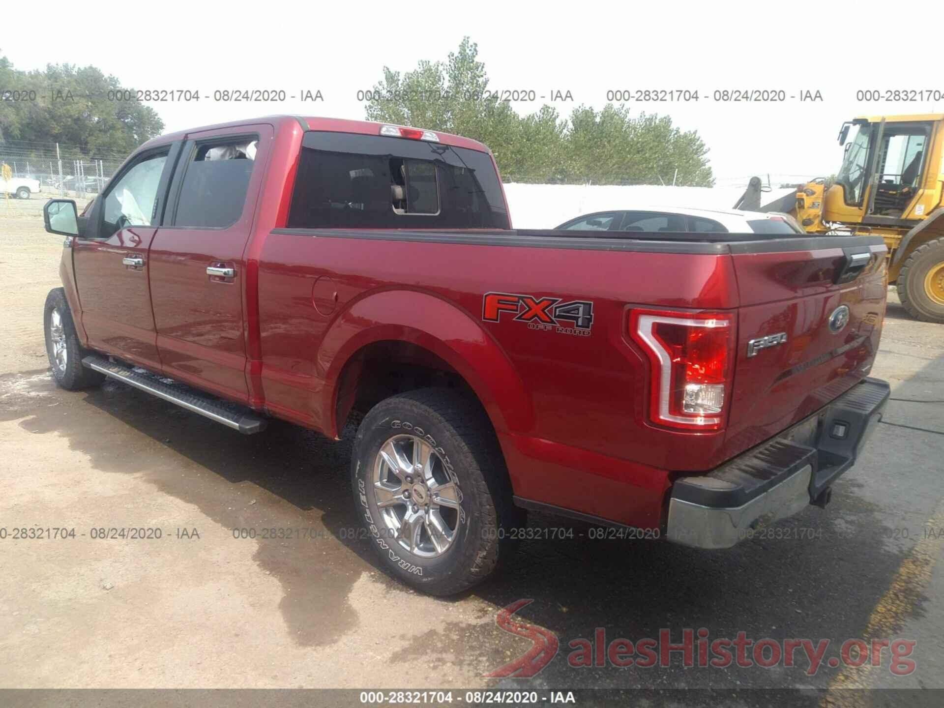 1FTFW1EF5GKE75833 2016 FORD F-150