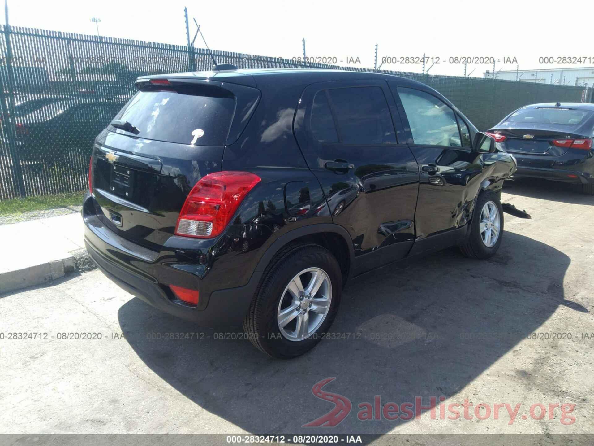 3GNCJKSB8KL239863 2019 CHEVROLET TRAX