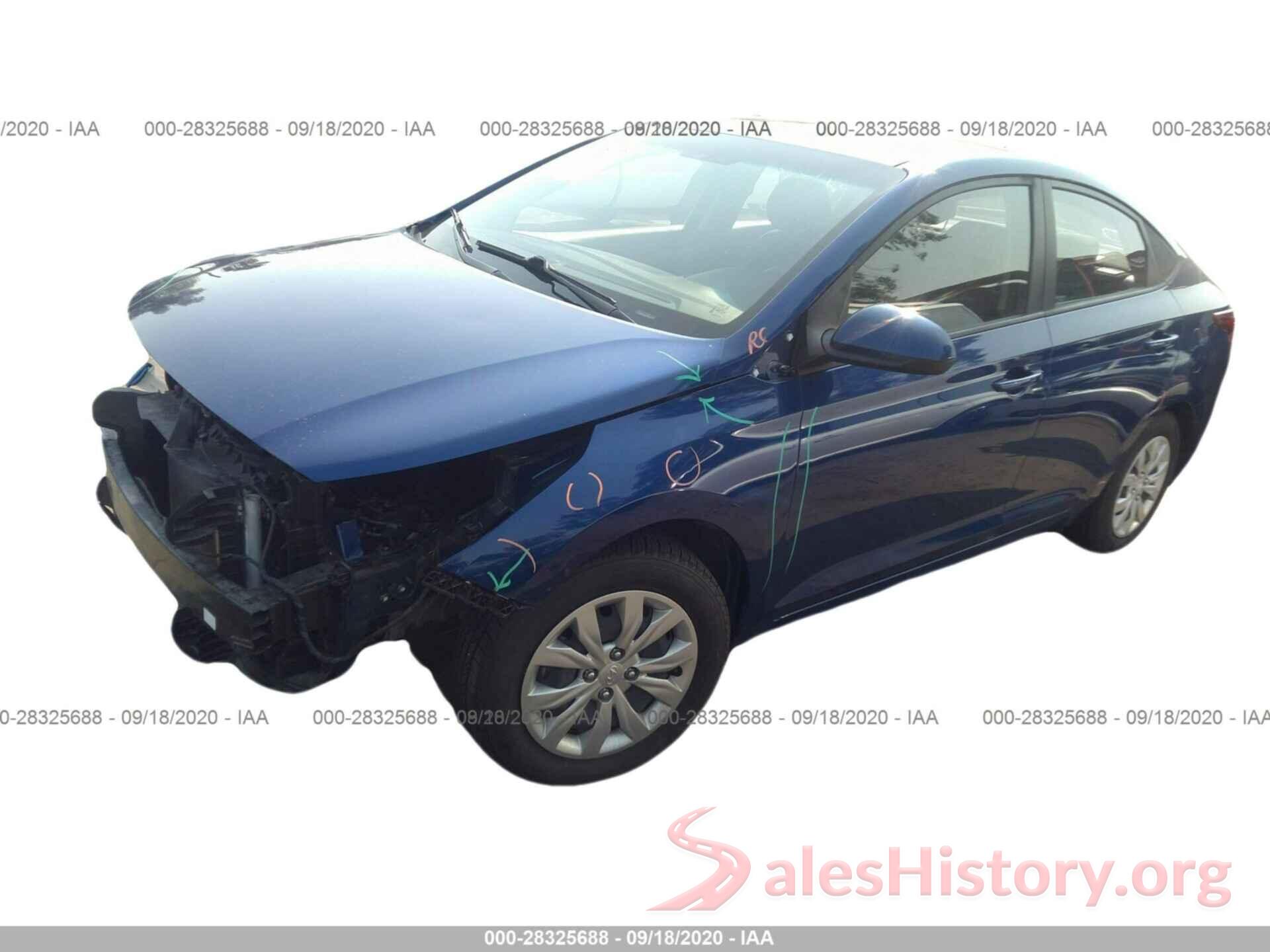 3KPC24A34JE019649 2018 HYUNDAI ACCENT