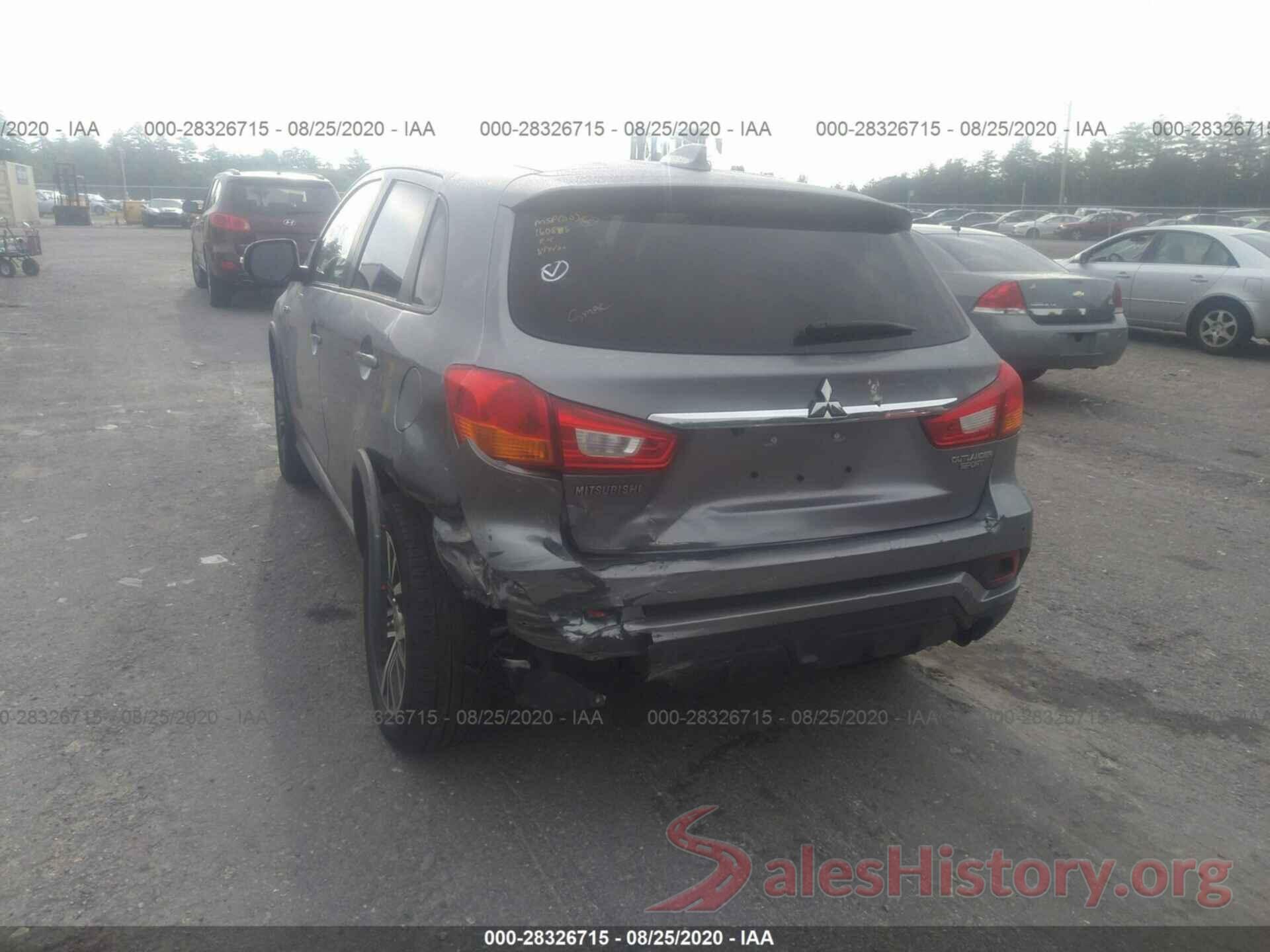 JA4AR3AU3JU020874 2018 MITSUBISHI OUTLANDER SPORT