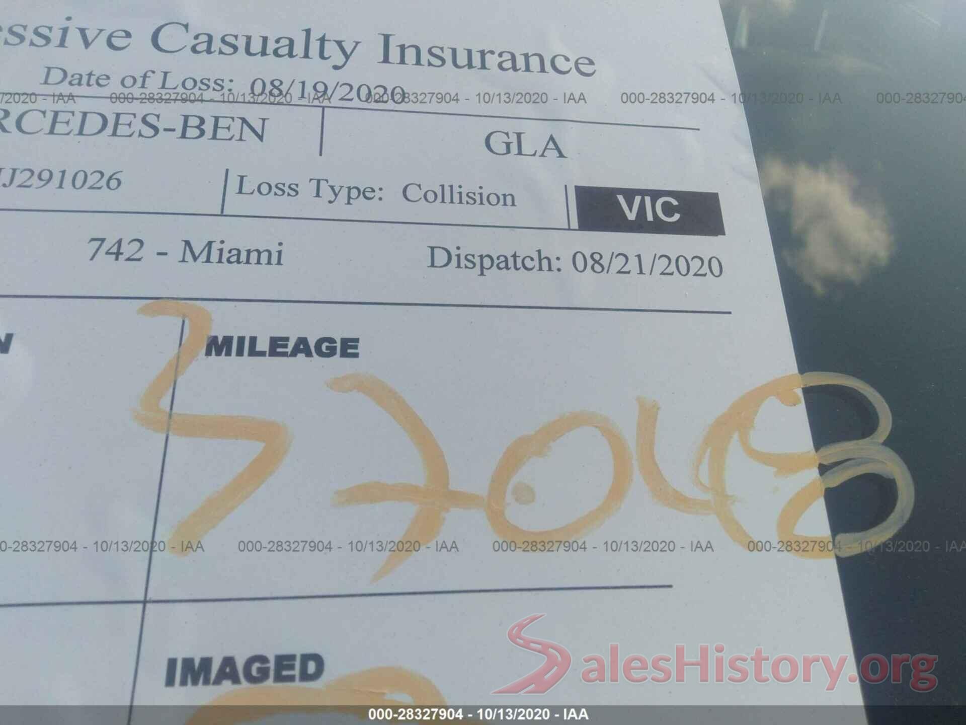 WDCTG4EB9HJ291026 2017 MERCEDES-BENZ GLA