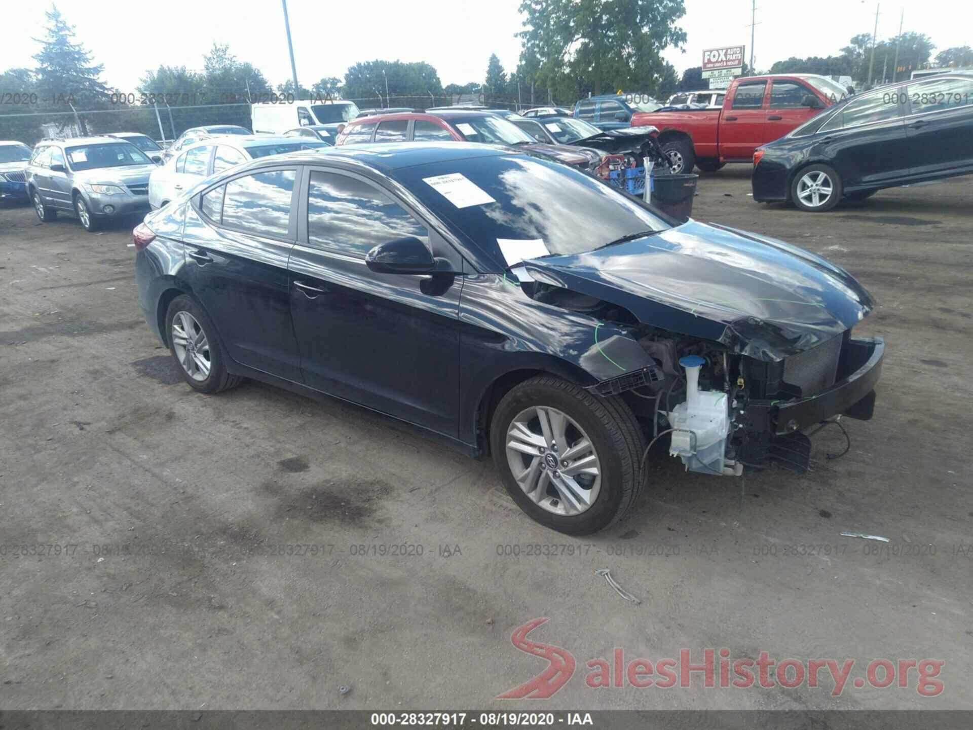 KMHD84LFXKU761644 2019 HYUNDAI ELANTRA