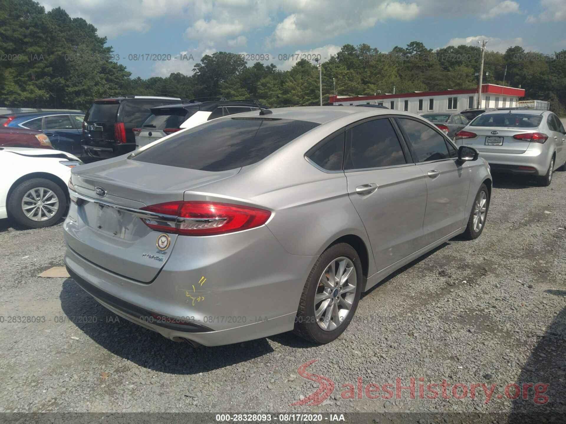 3FA6P0LU8HR325761 2017 FORD FUSION