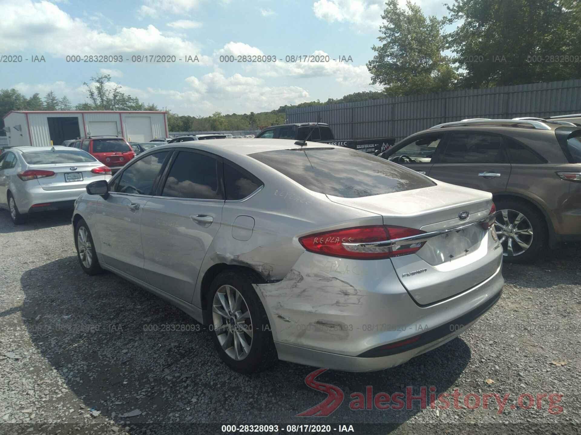 3FA6P0LU8HR325761 2017 FORD FUSION