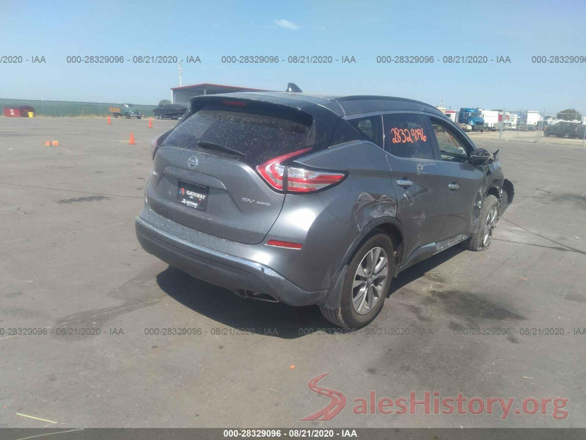 5N1AZ2MHXJN101245 2018 NISSAN MURANO