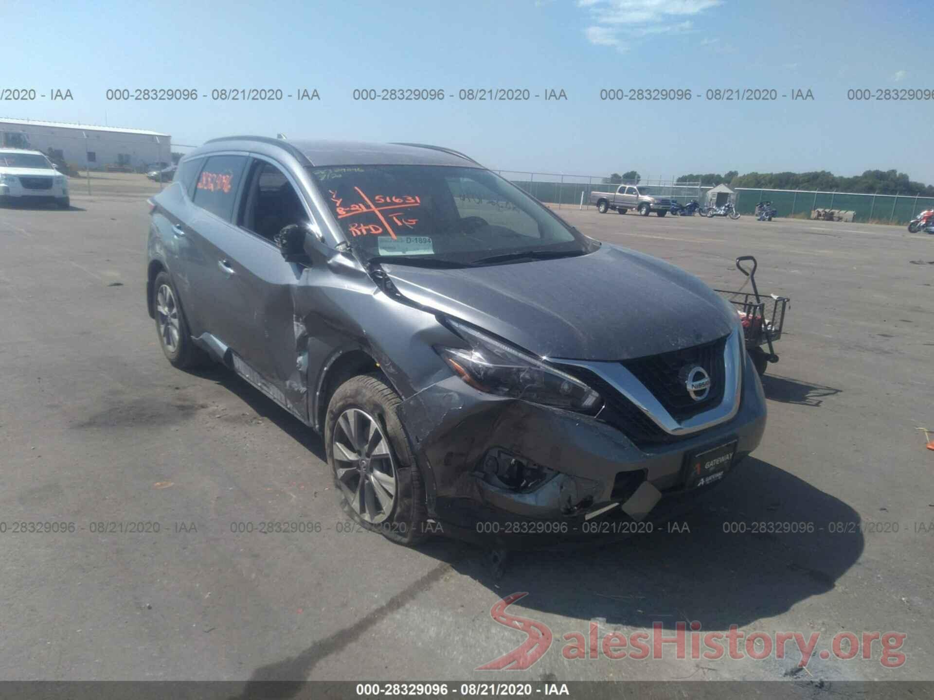 5N1AZ2MHXJN101245 2018 NISSAN MURANO