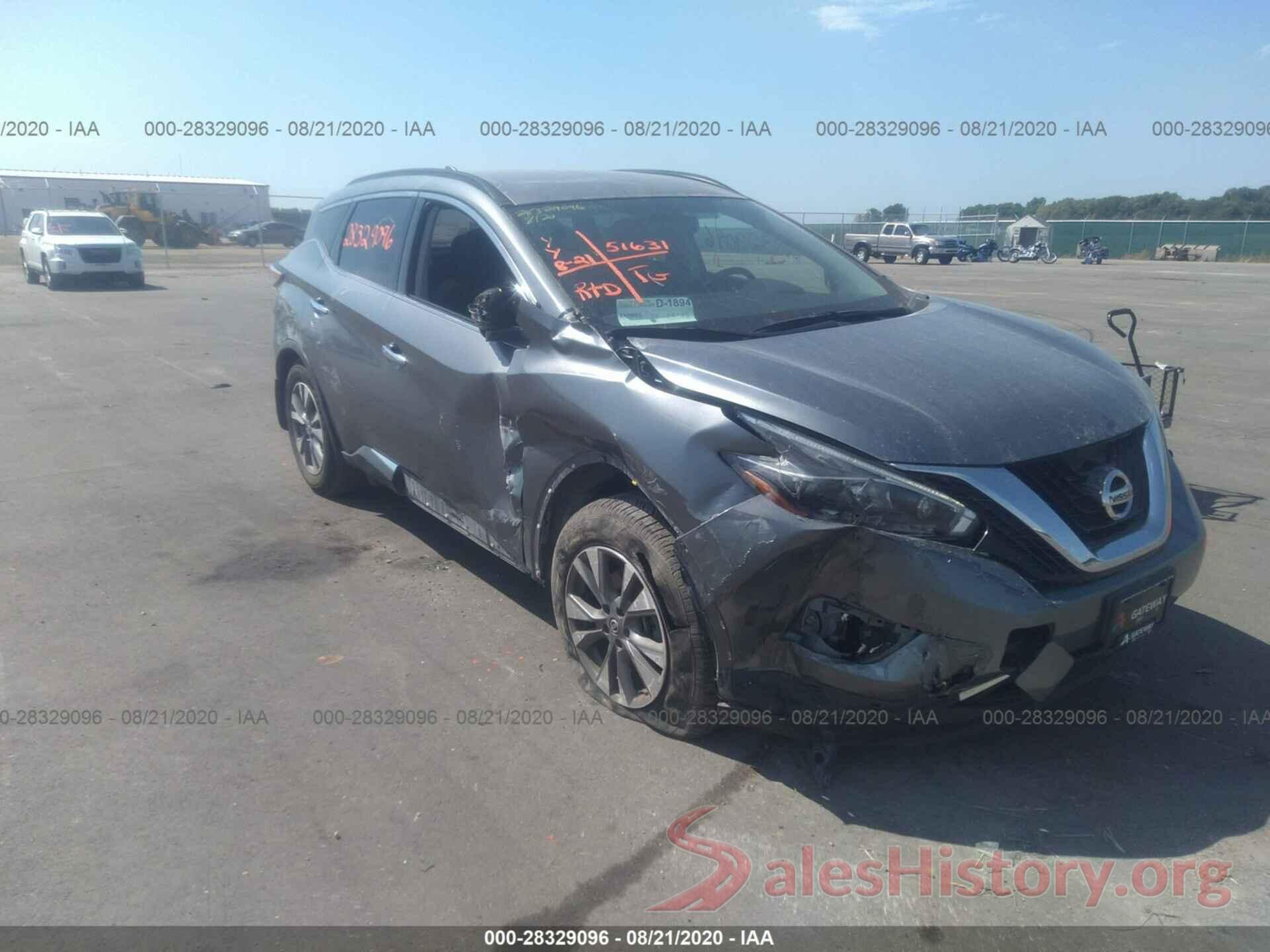 5N1AZ2MHXJN101245 2018 NISSAN MURANO