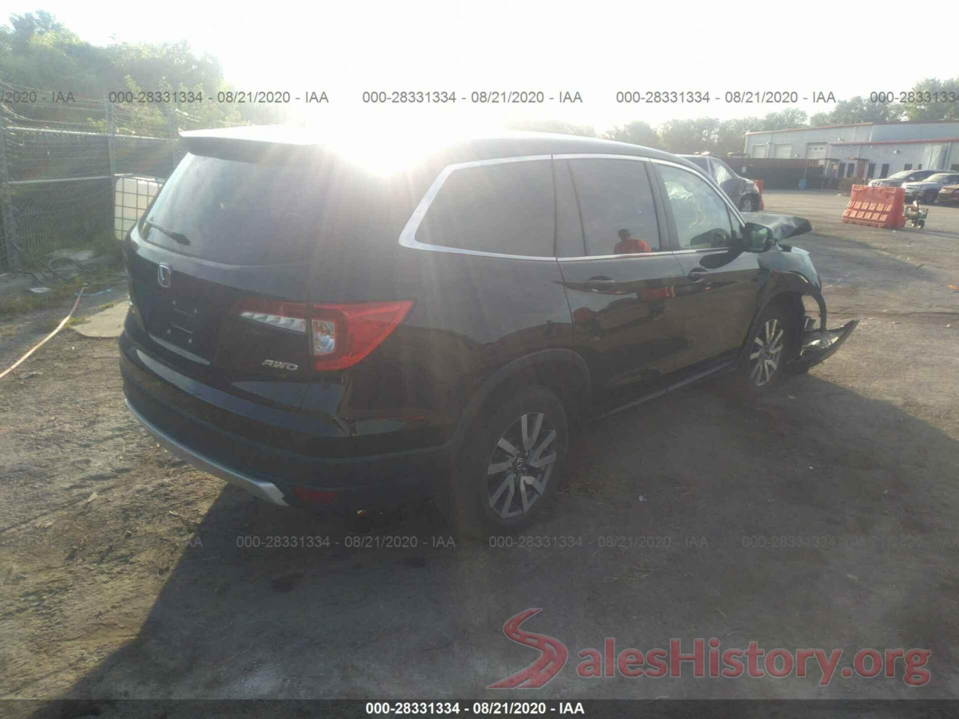 5FNYF6H49KB023132 2019 HONDA PILOT