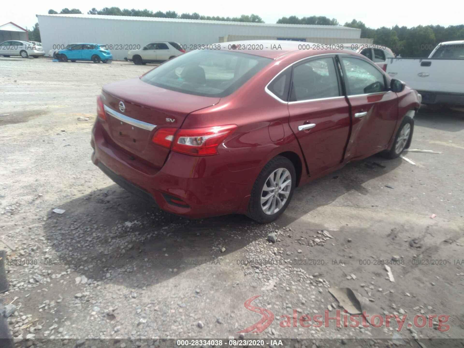 3N1AB7AP4KY346700 2019 NISSAN SENTRA