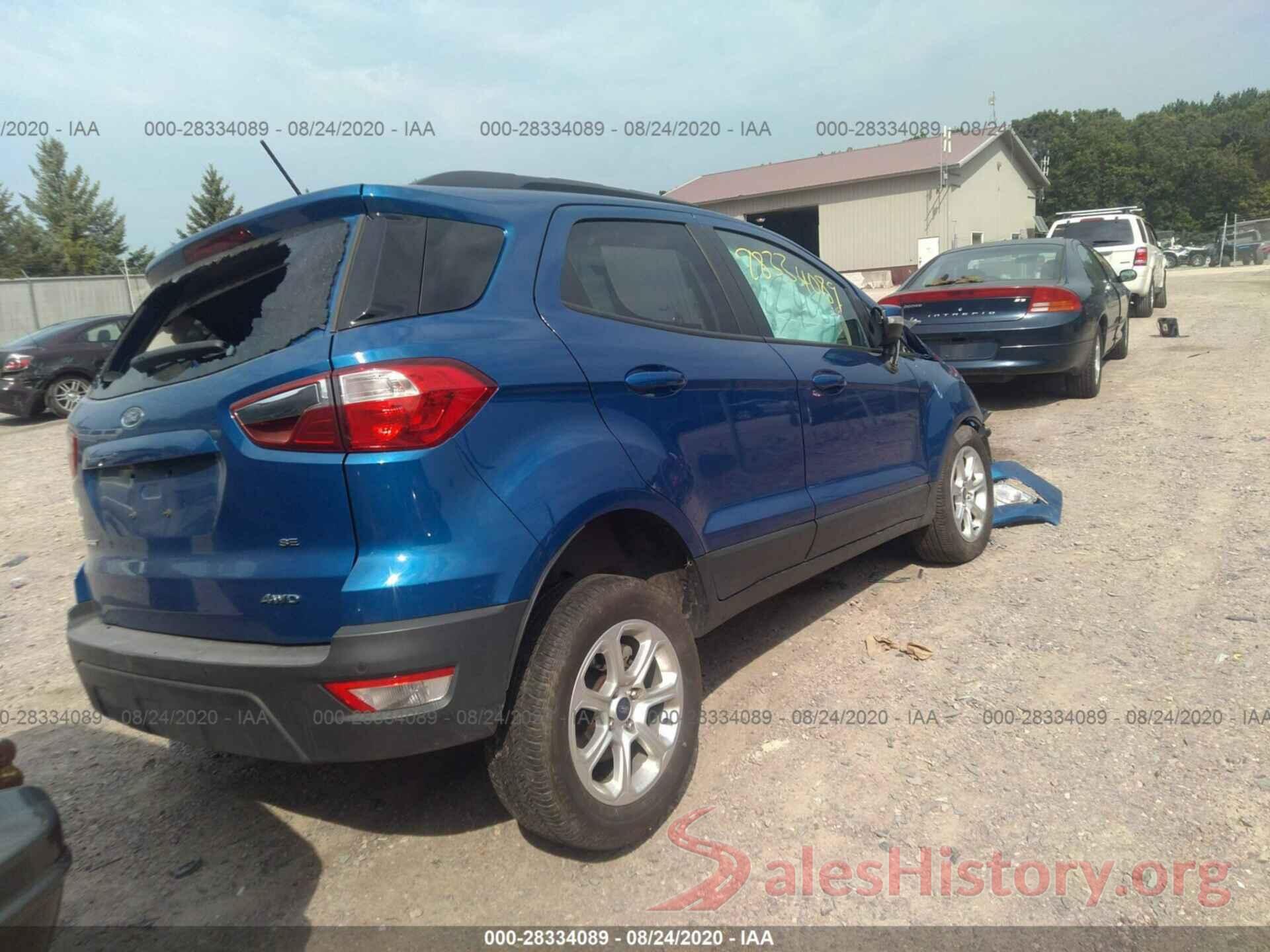 MAJ6S3GL5KC290801 2019 FORD ECOSPORT