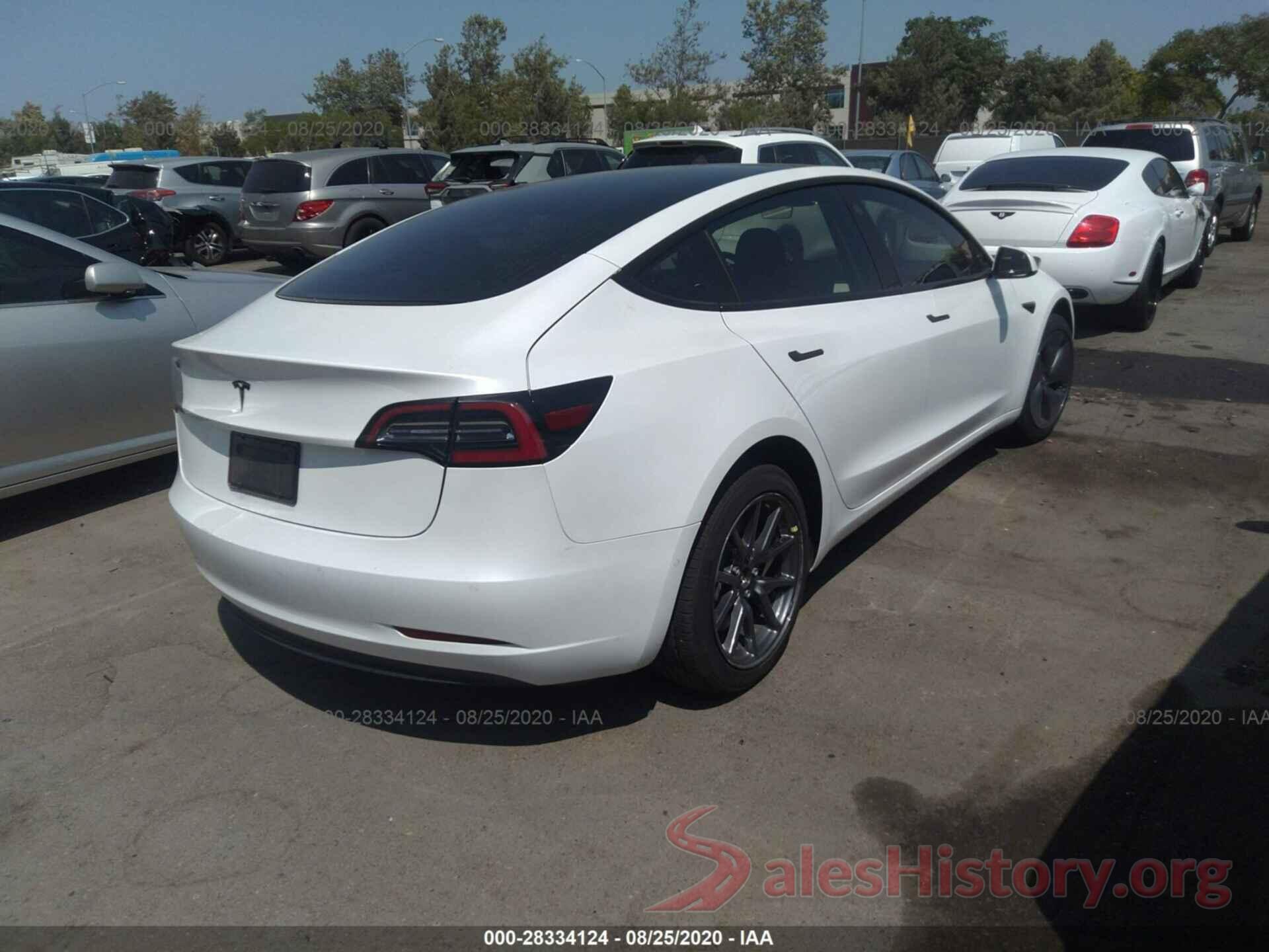 5YJ3E1EA0KF504106 2019 TESLA MODEL 3