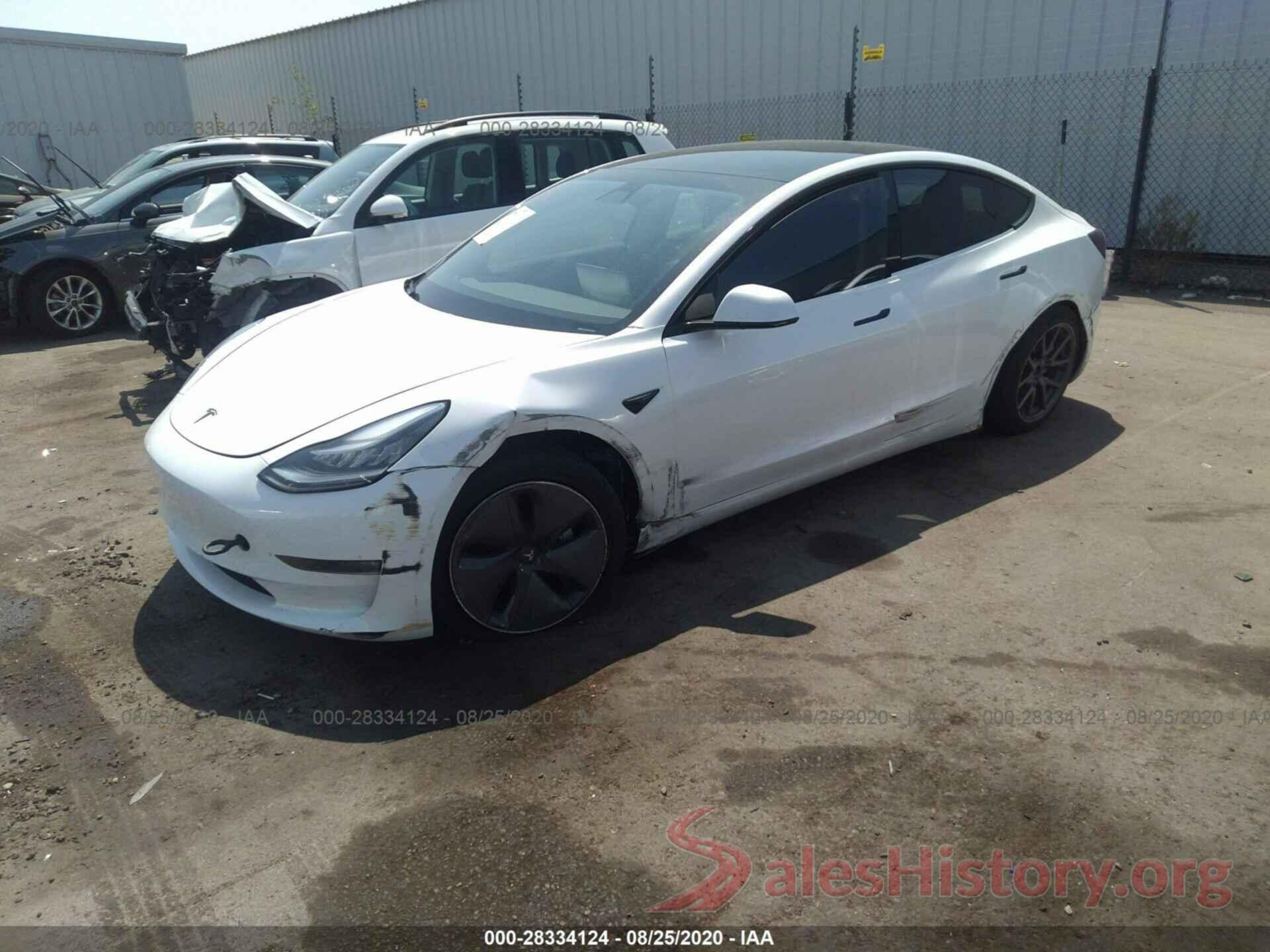 5YJ3E1EA0KF504106 2019 TESLA MODEL 3