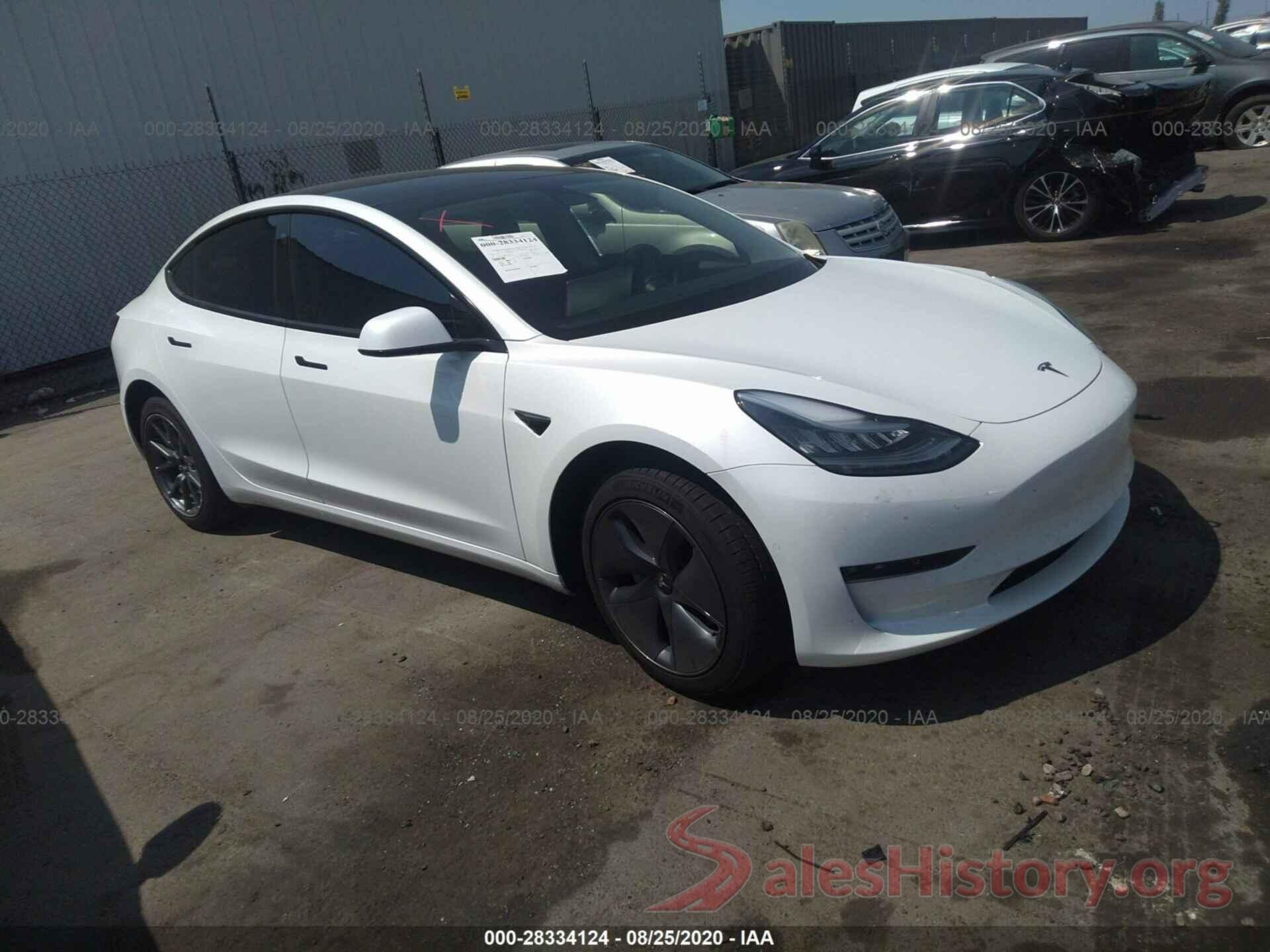 5YJ3E1EA0KF504106 2019 TESLA MODEL 3