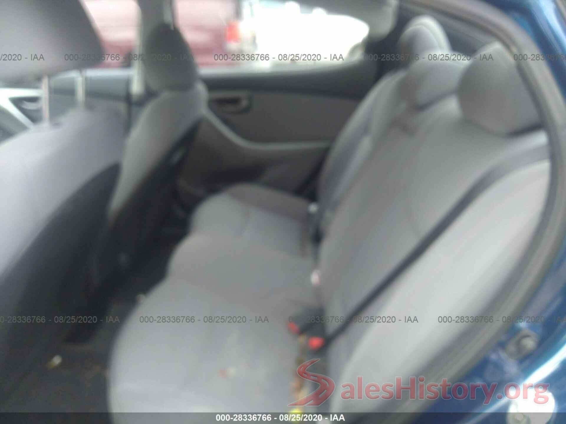 5NPDH4AE4GH654170 2016 HYUNDAI ELANTRA