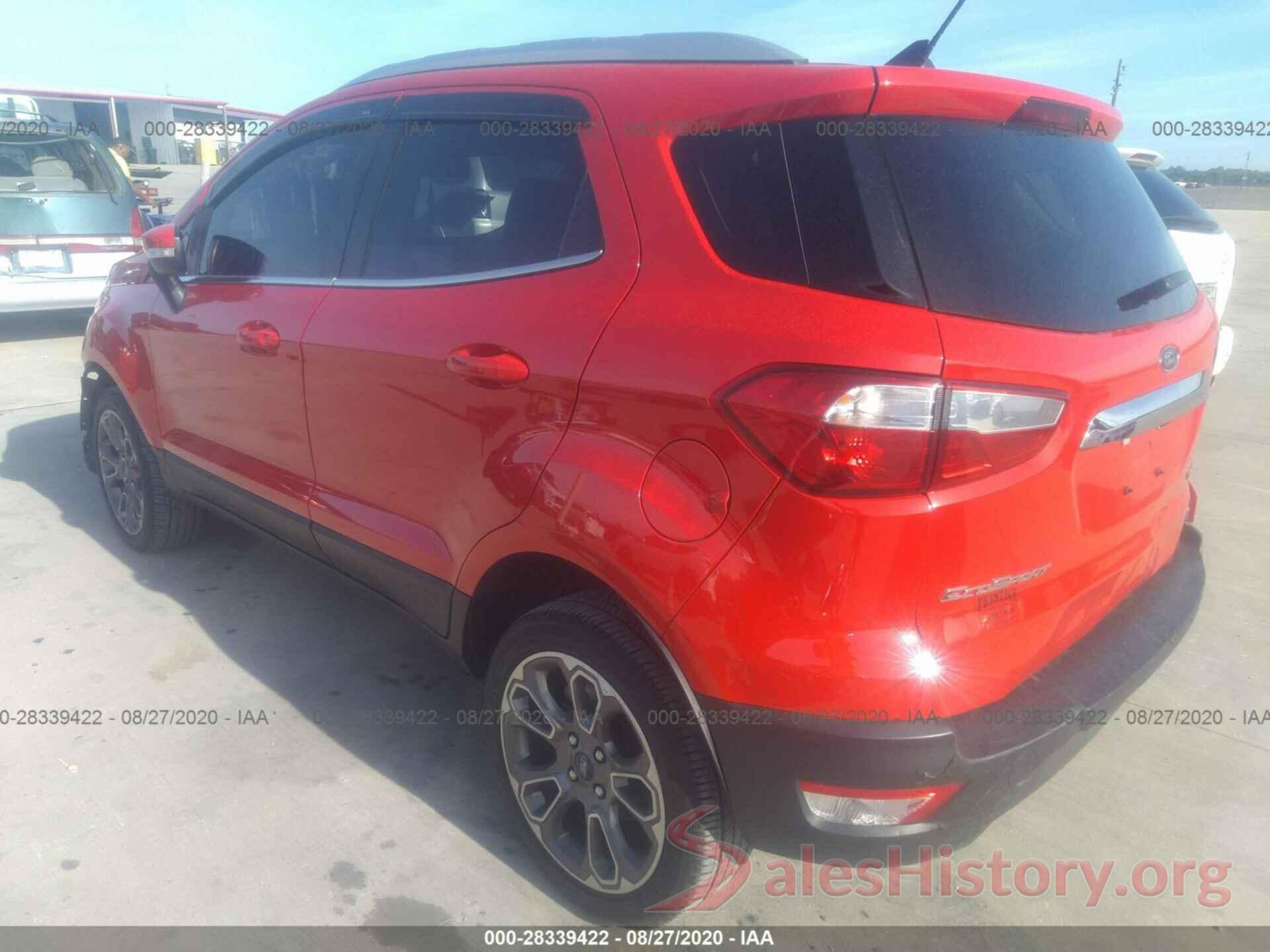 MAJ6S3KL2KC302989 2019 FORD ECOSPORT